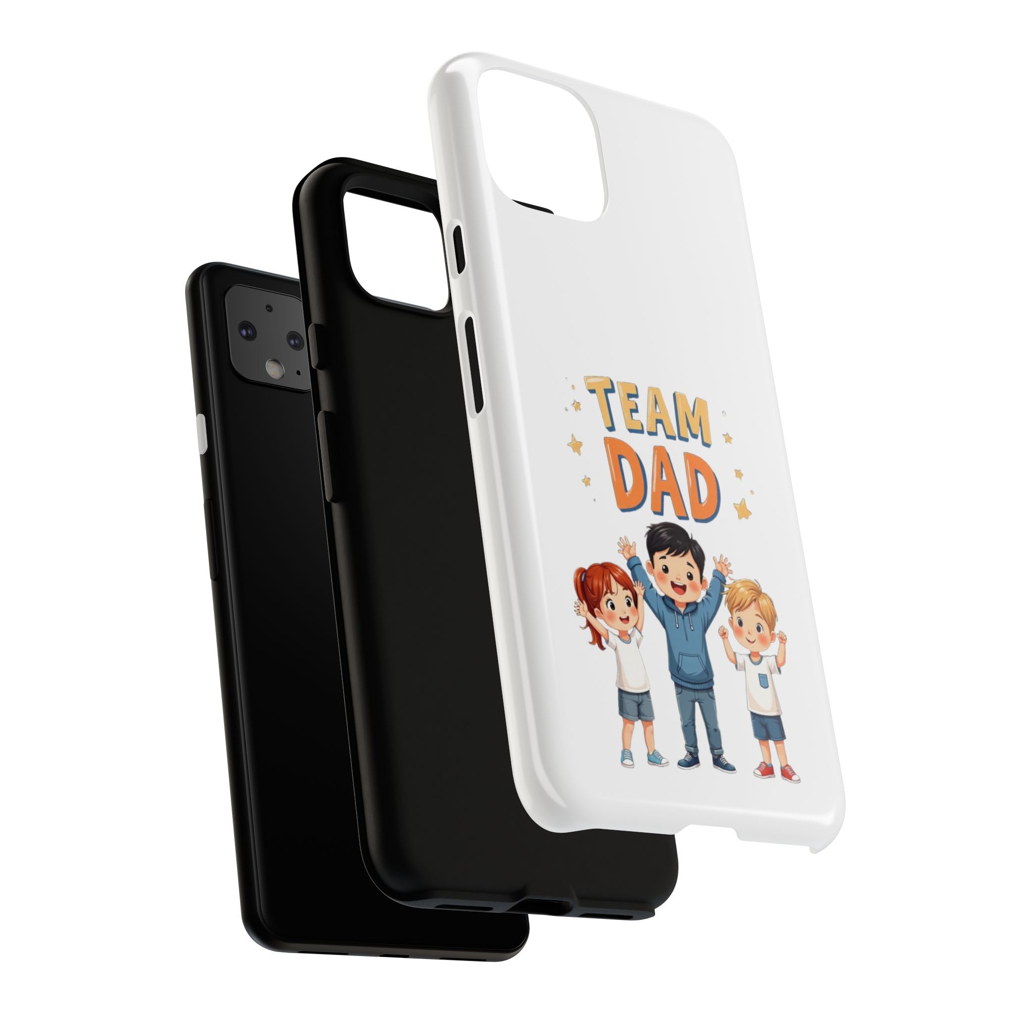 Team Dad Phone Case, Fun Gift for Fathers, Durable Phone Protector, Cute Dad Team Merchandise, Father's Day Special