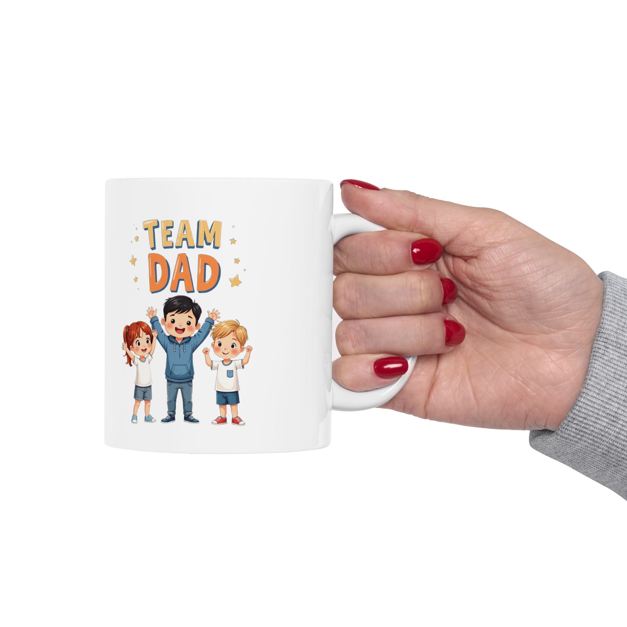 Team Dad Ceramic Mug 11oz and 15oz Options