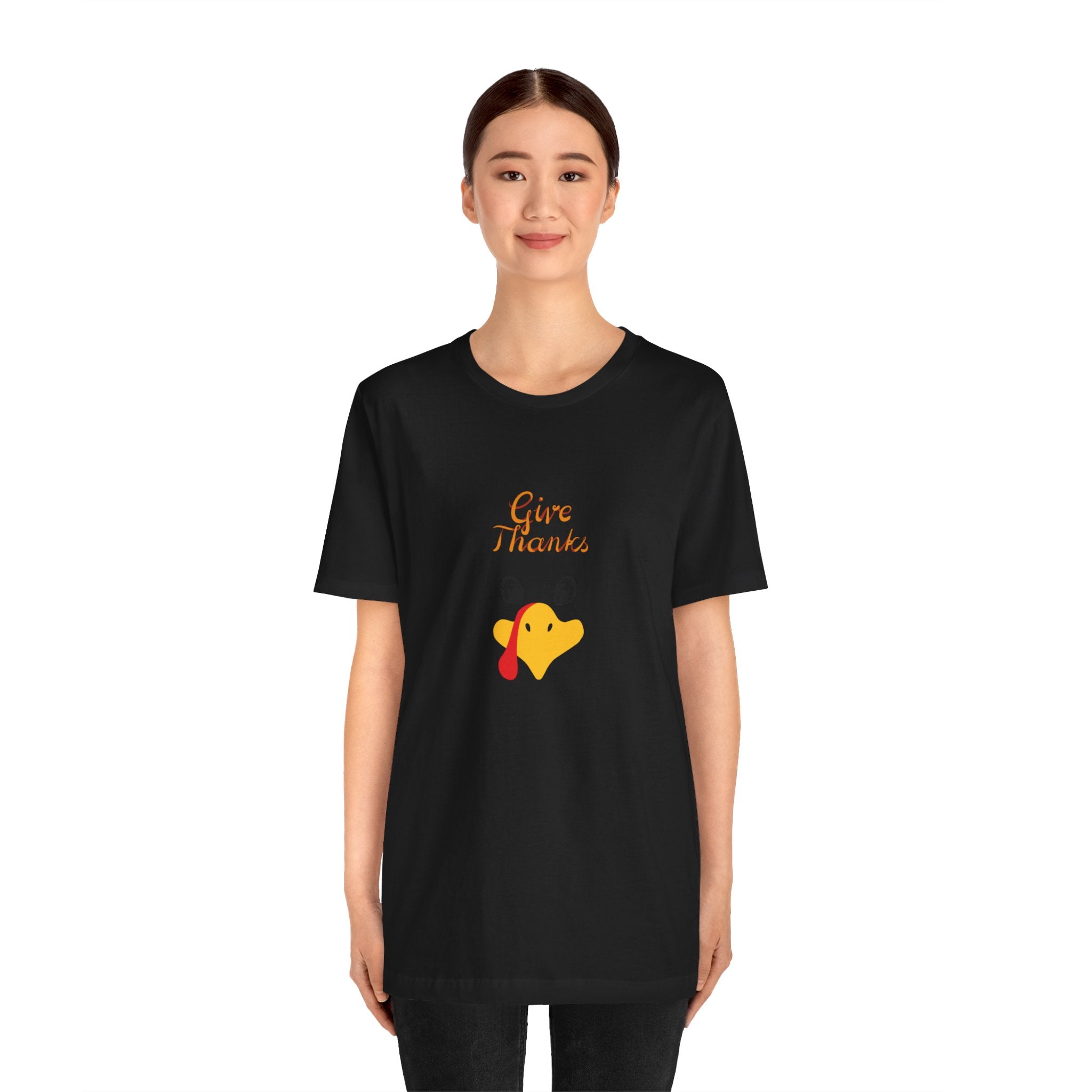 Give Thanks Unisex Jersey Short Sleeve Tee