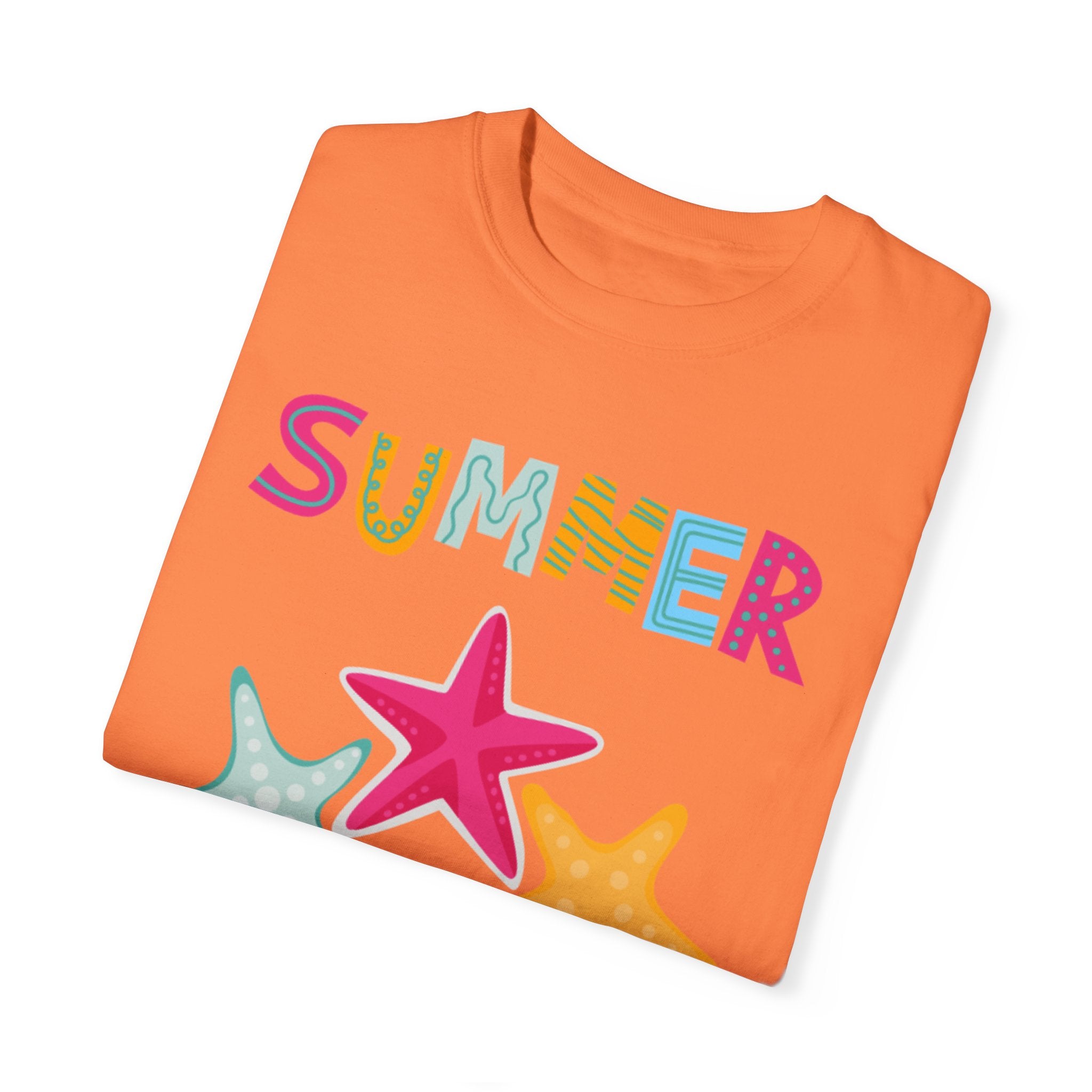 Summer Starfish Unisex Garment-Dyed T-shirt