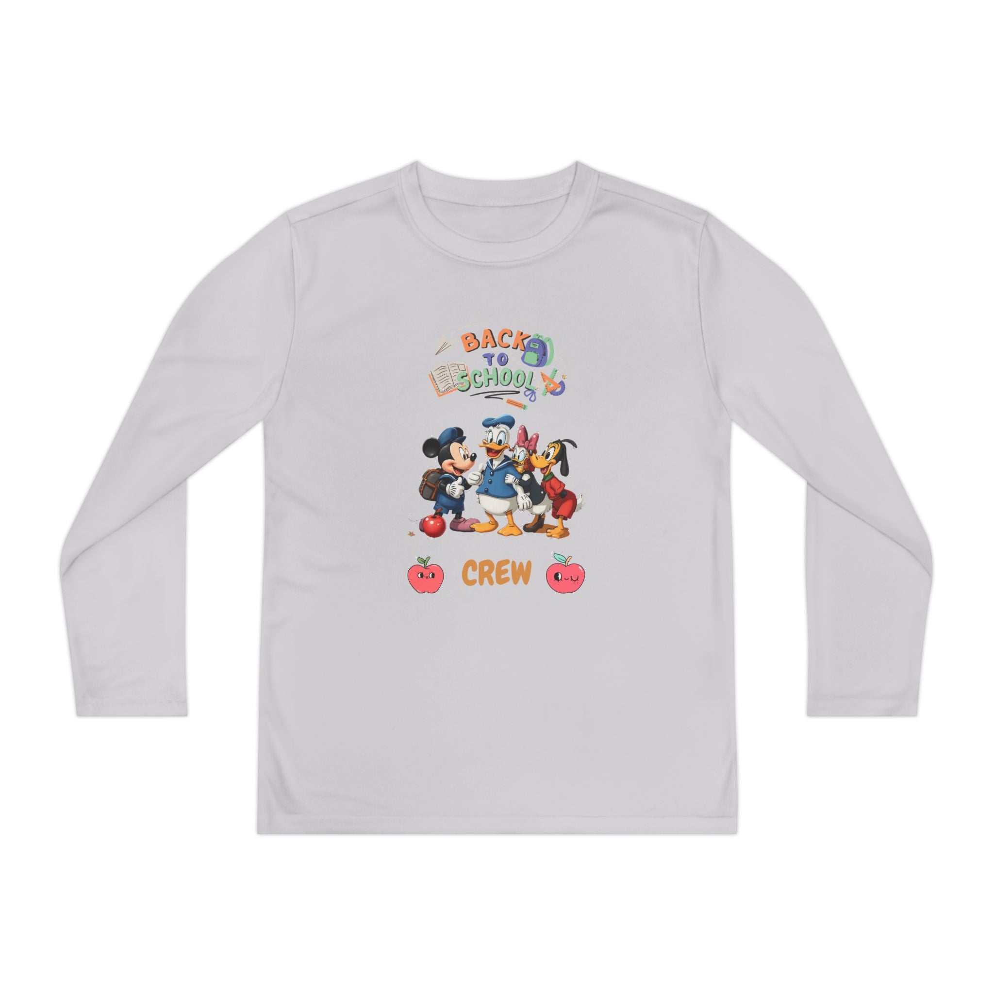 Back to School Crew Youth Long Sleeve Competitor Tee