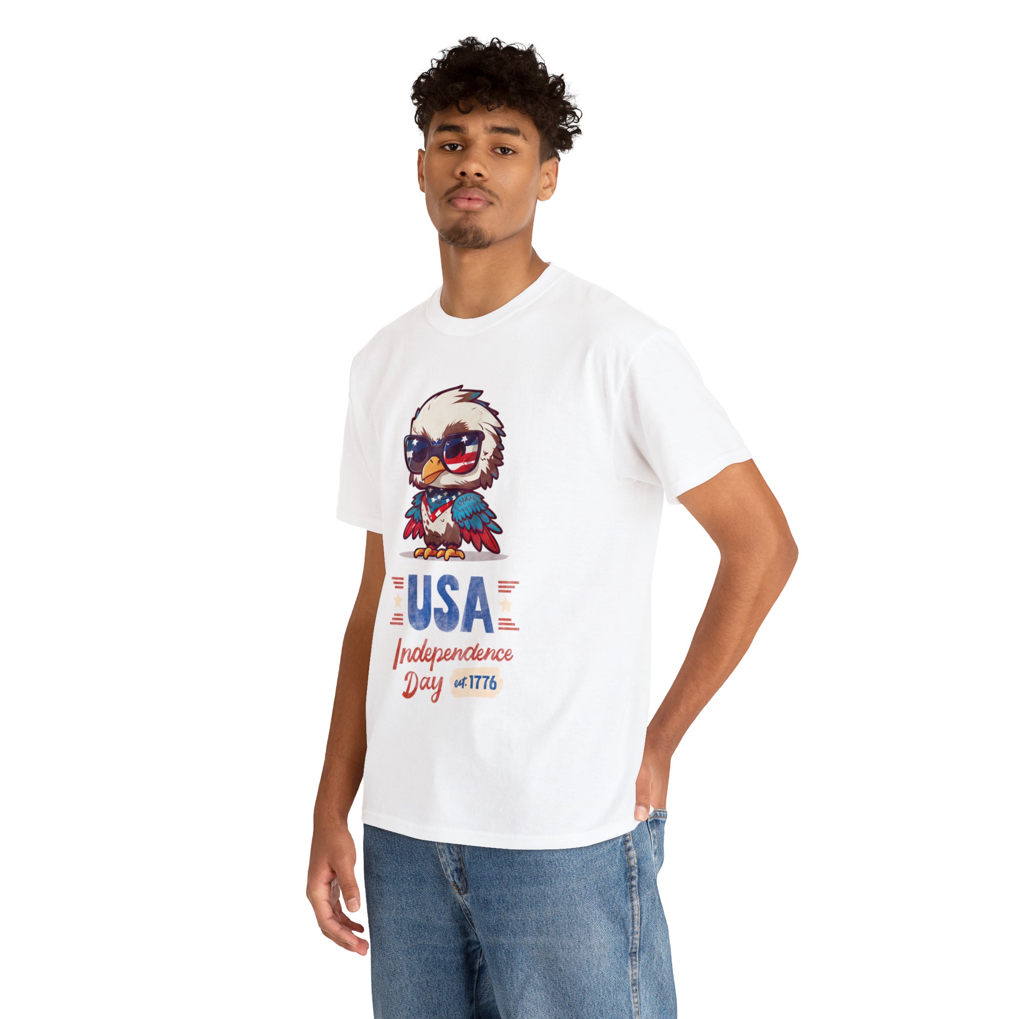 USA Independence Day Unisex Heavy Cotton Tee