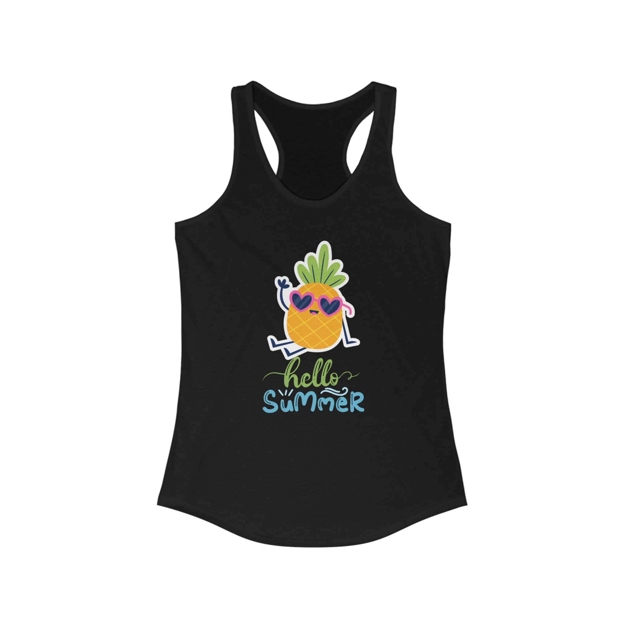 Hello Summer Fun Women's Ideal Racerback Tank