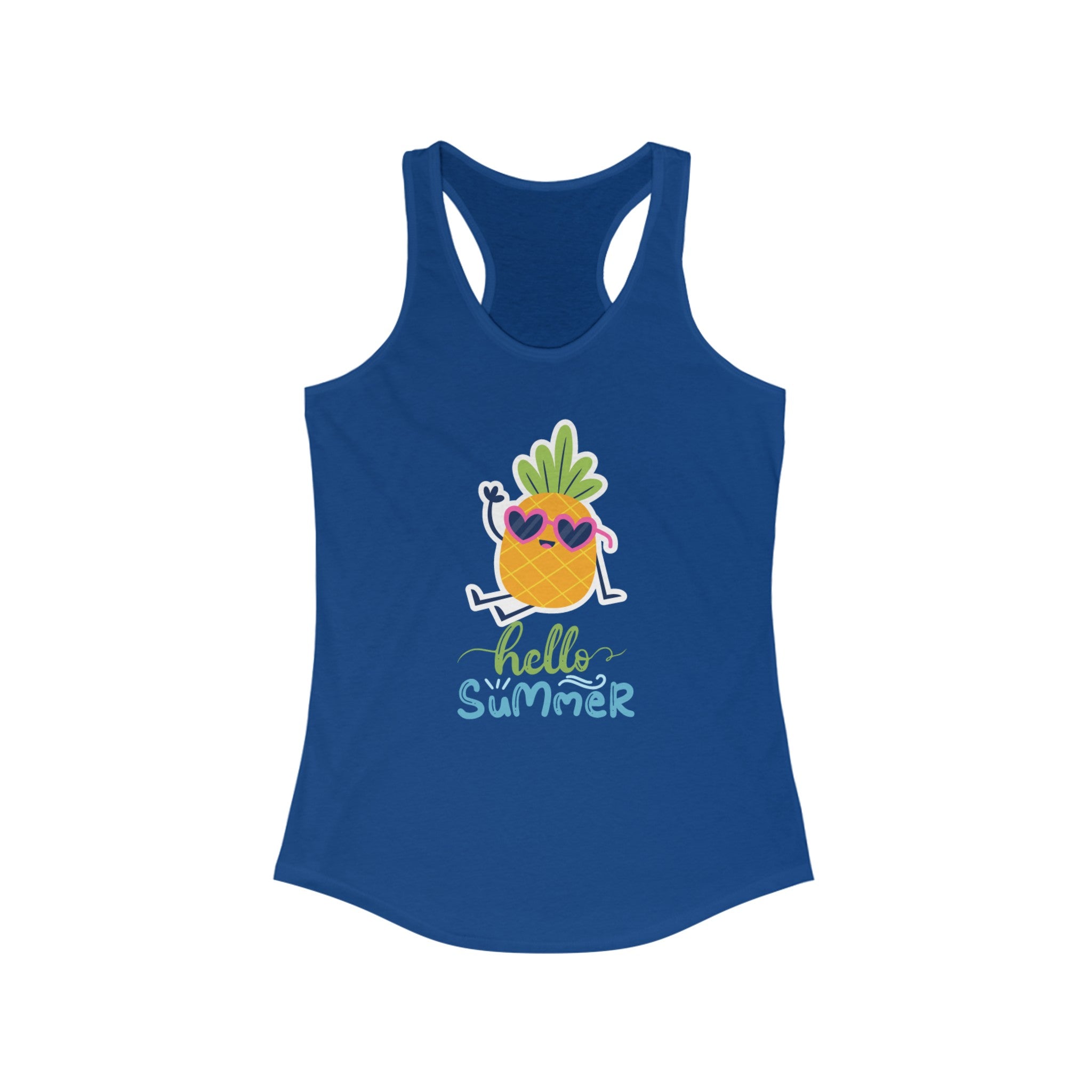 Hello Summer Fun Women's Ideal Racerback Tank