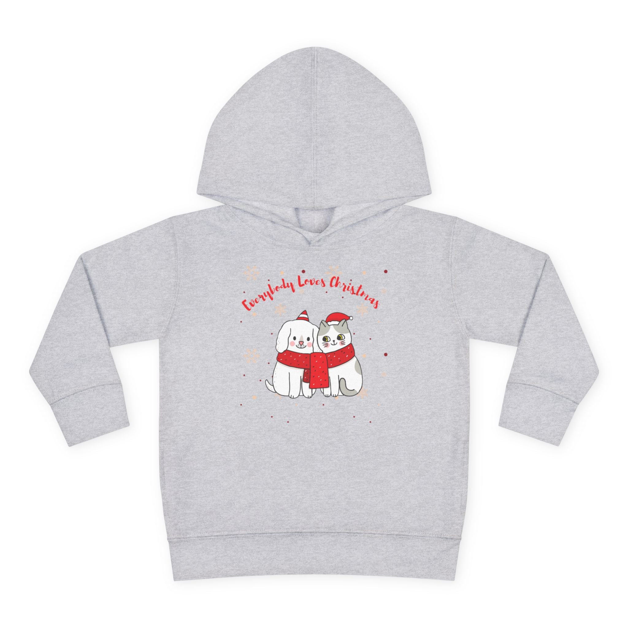 Everybody Loves Christmas Toddler Pullover Fleece Hoodie