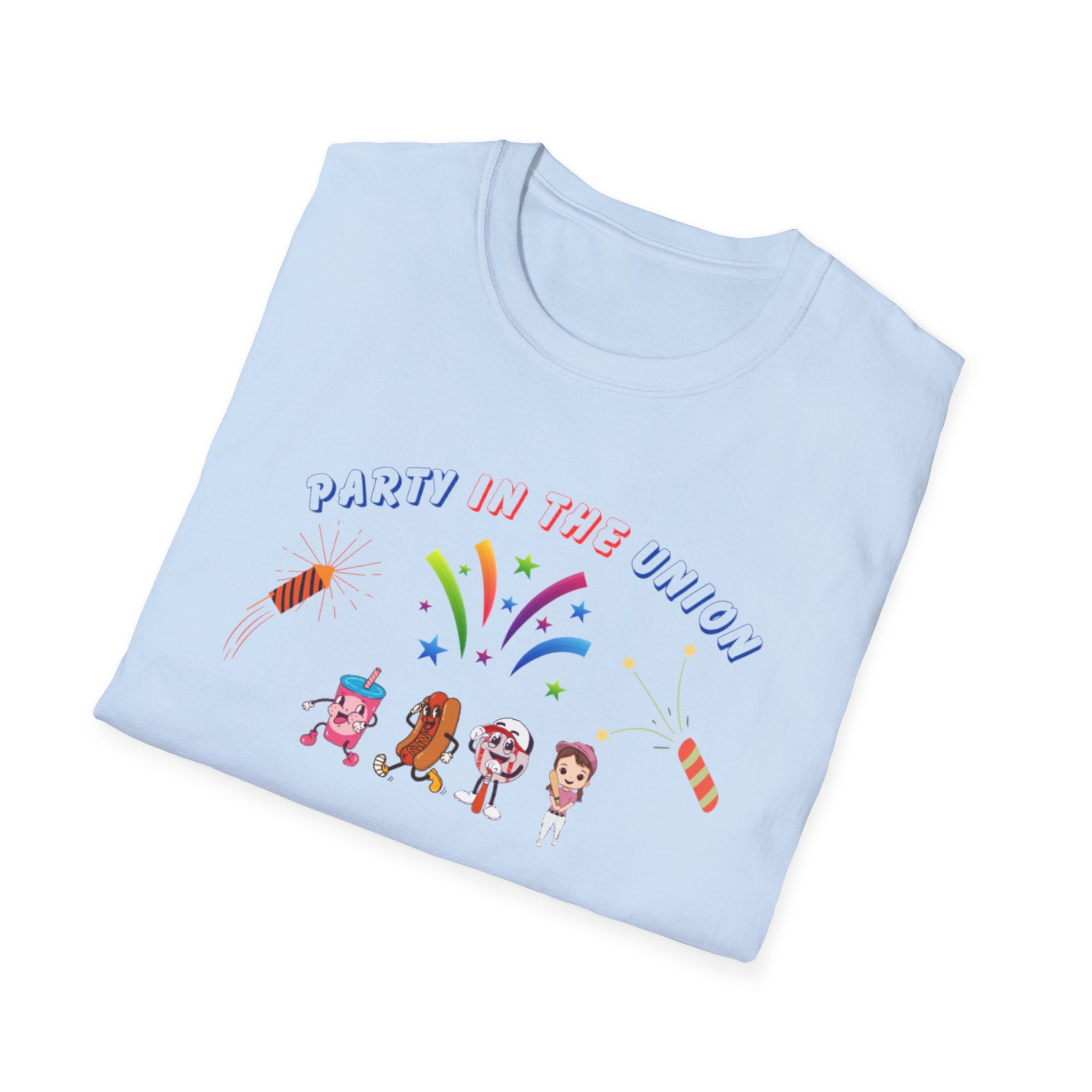 Party In The Union Unisex Softstyle T-Shirt