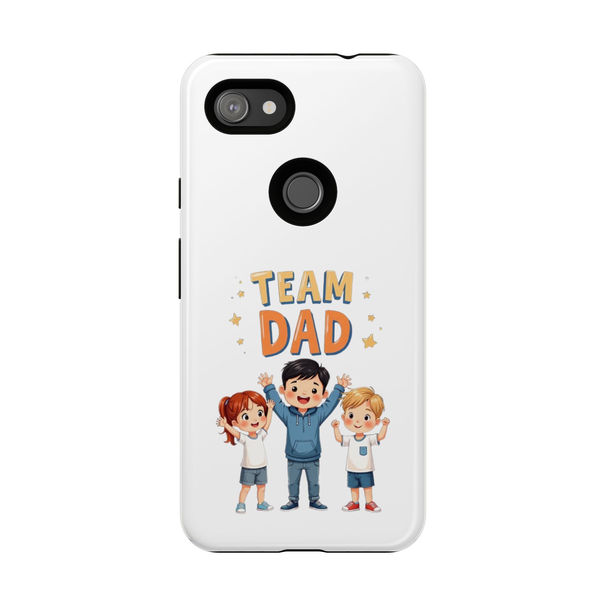 Team Dad Phone Case, Fun Gift for Fathers, Durable Phone Protector, Cute Dad Team Merchandise, Father's Day Special