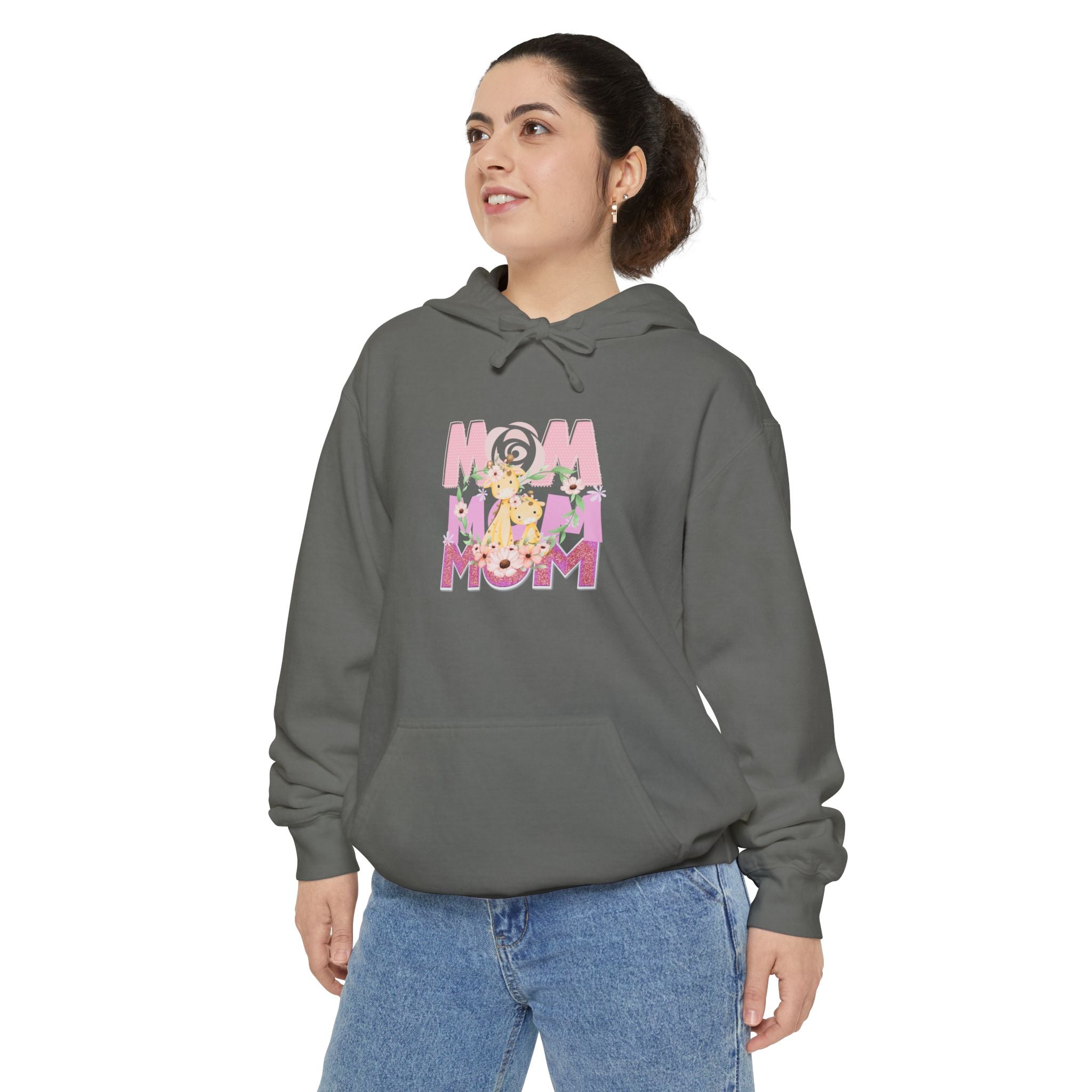 Our First Mother's Day Unisex Garment-Dyed Hoodie