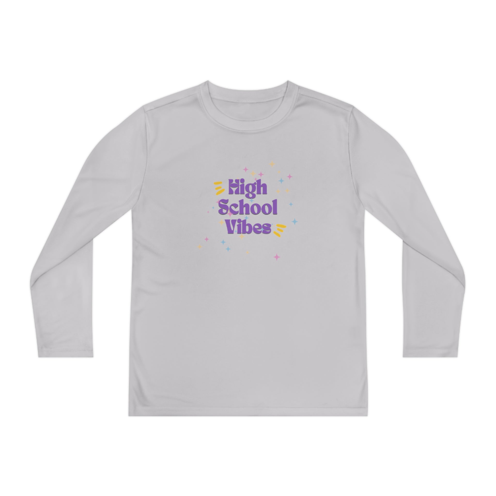 High School Vibes Youth Long Sleeve Competitor Tee