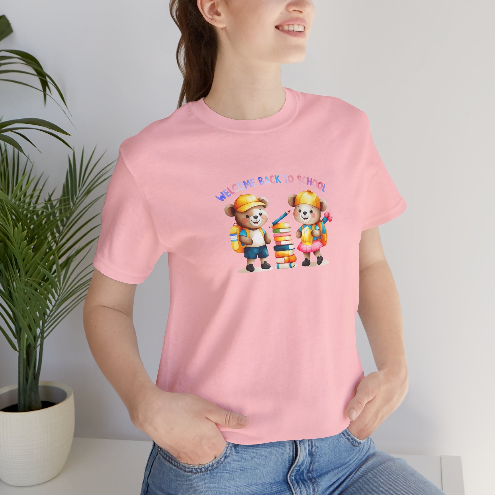 Welcome Back to School Fun Unisex Jersey Short Sleeve Tee