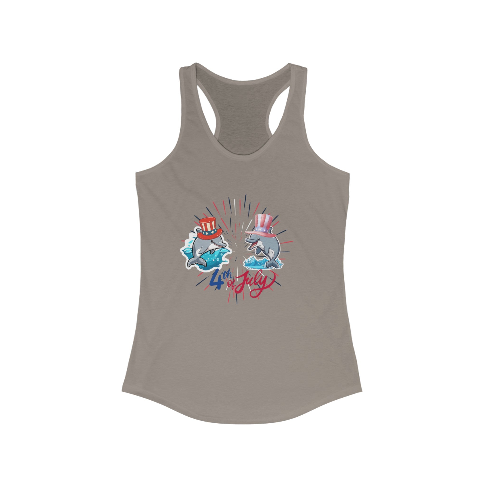Party In The Union Women's Ideal Racerback Tank