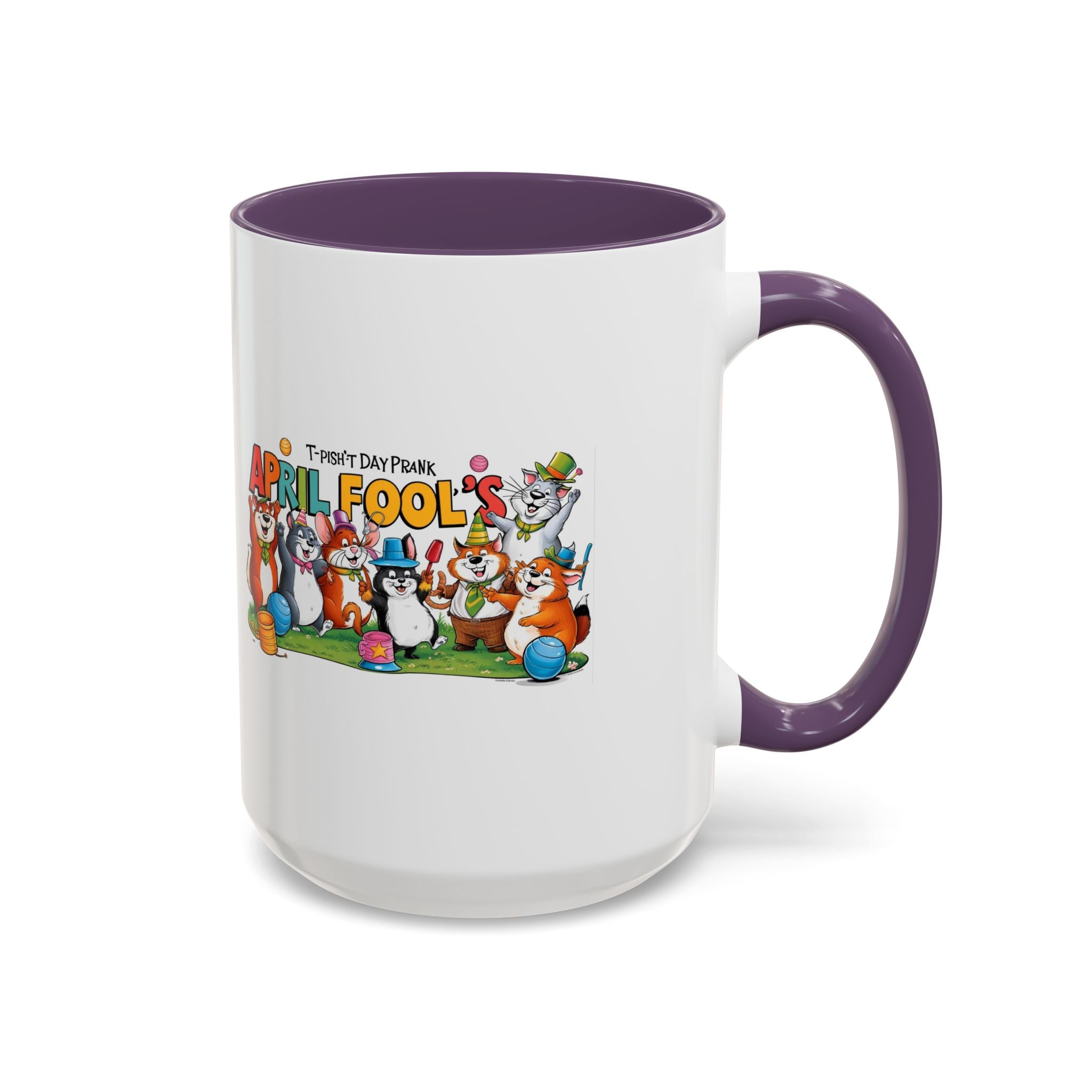 T-Pish'-T Day Prank Accent Coffee Mug