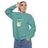 Kiss Me I'm Irish Cat Garment-Dyed Sweatshirt