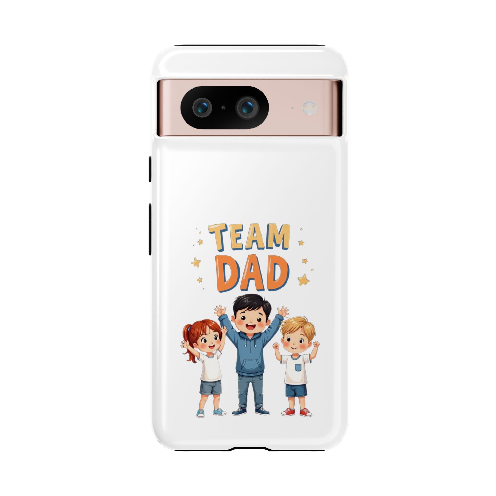 Team Dad Phone Case, Fun Gift for Fathers, Durable Phone Protector, Cute Dad Team Merchandise, Father's Day Special
