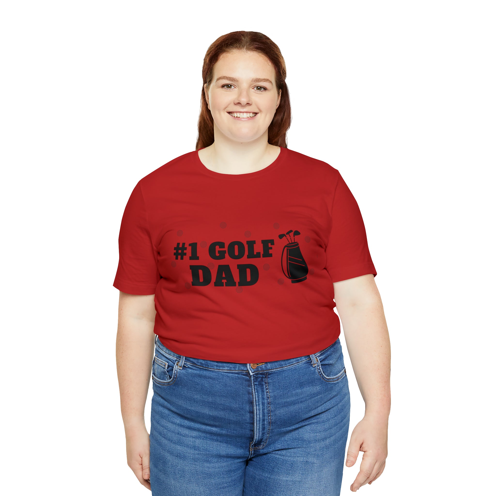 Happy Father's Day Golf Unisex Jersey Short Sleeve Tee