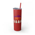 Spooky Season Skinny Tumbler with Straw, 20oz