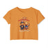 Happy 4th of July Teddy Bear Couple  Crop Top