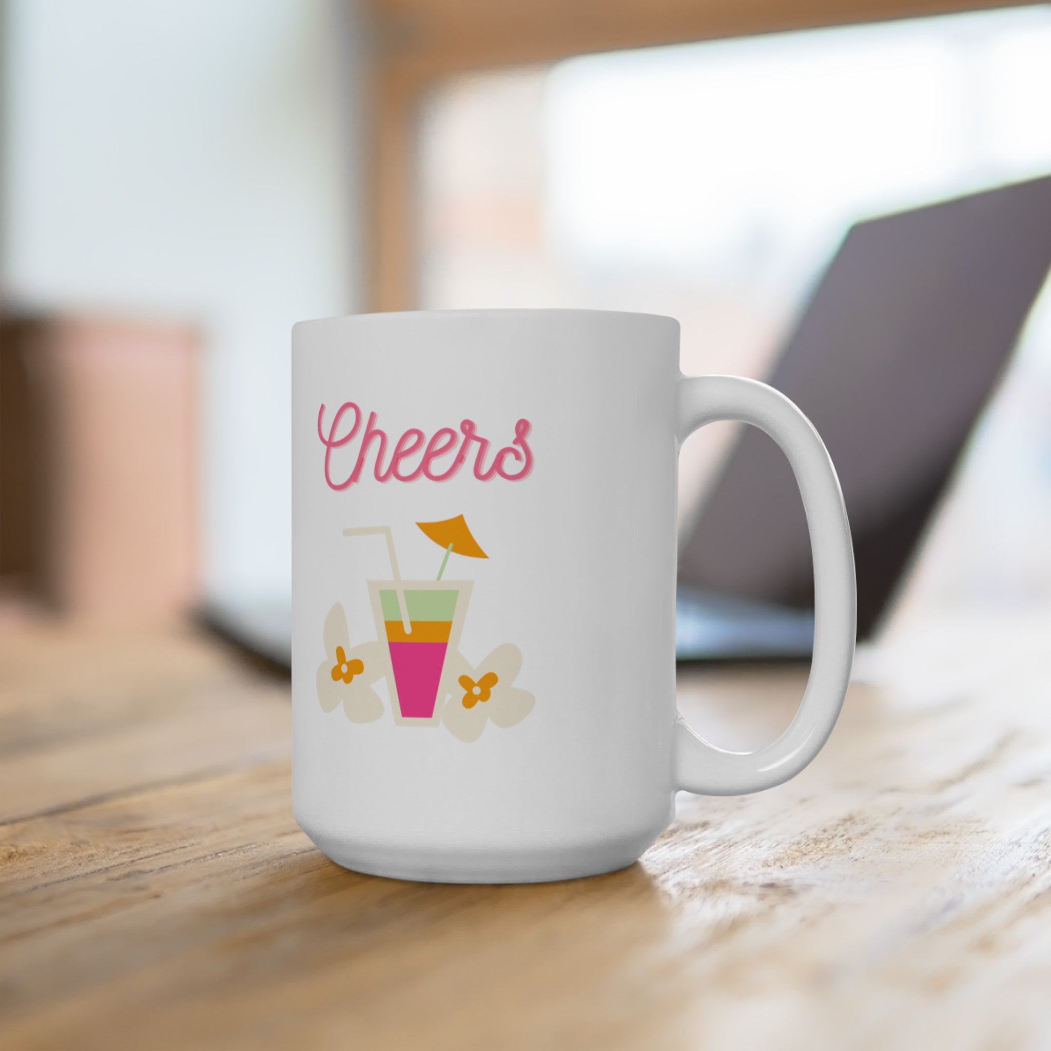 Cheers To Summer Ceramic Mug, (11oz, 15oz)