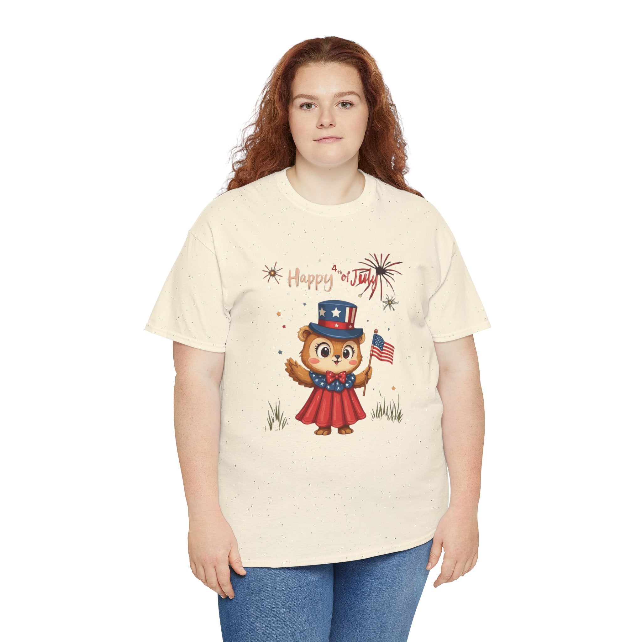 Happy Independence Day Unisex Heavy Cotton T-Shirt