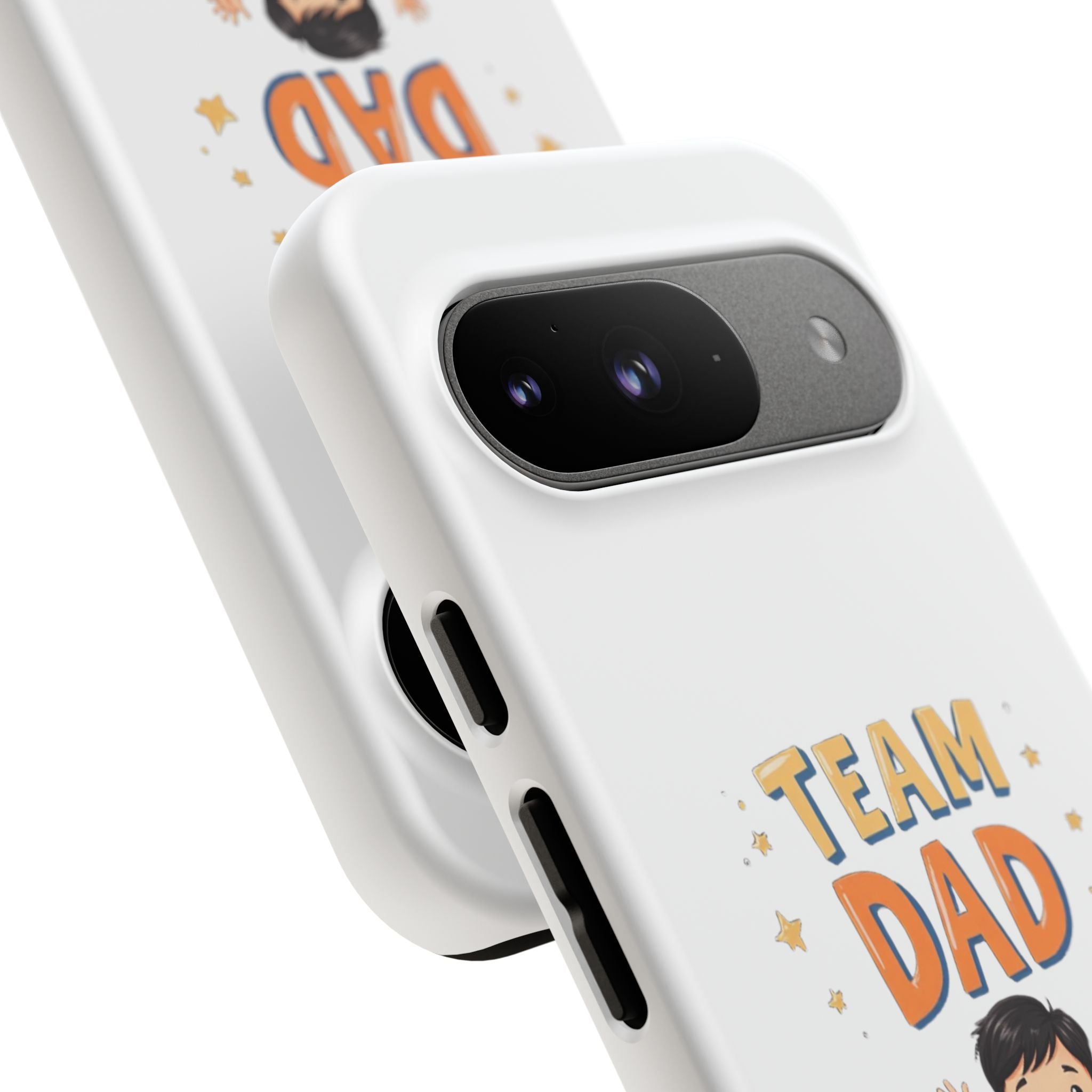 Team Dad Phone Case, Fun Gift for Fathers, Durable Phone Protector, Cute Dad Team Merchandise, Father's Day Special