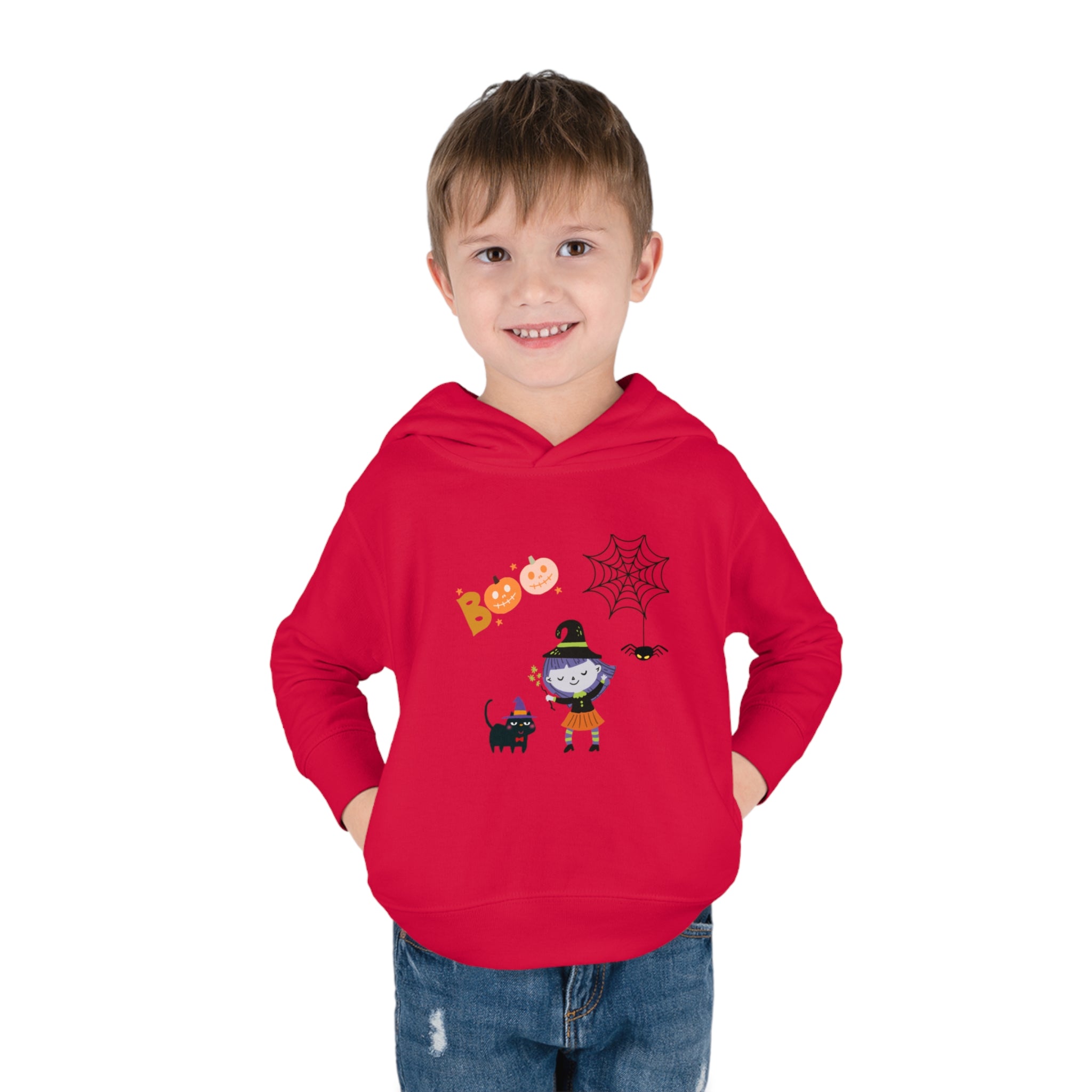 Boo Party Toddler Pullover Fleece Hoodie