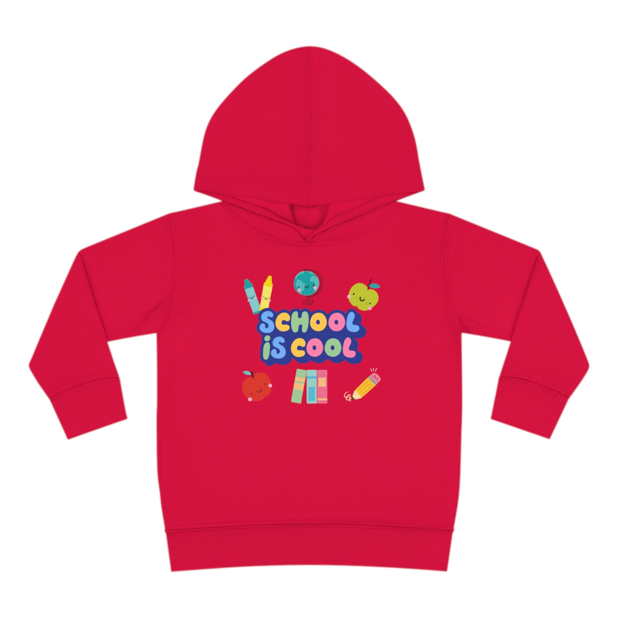 School Is Cool Toddler Pullover Fleece Hoodie