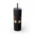 Spooky Season Skinny Tumbler with Straw, 20oz