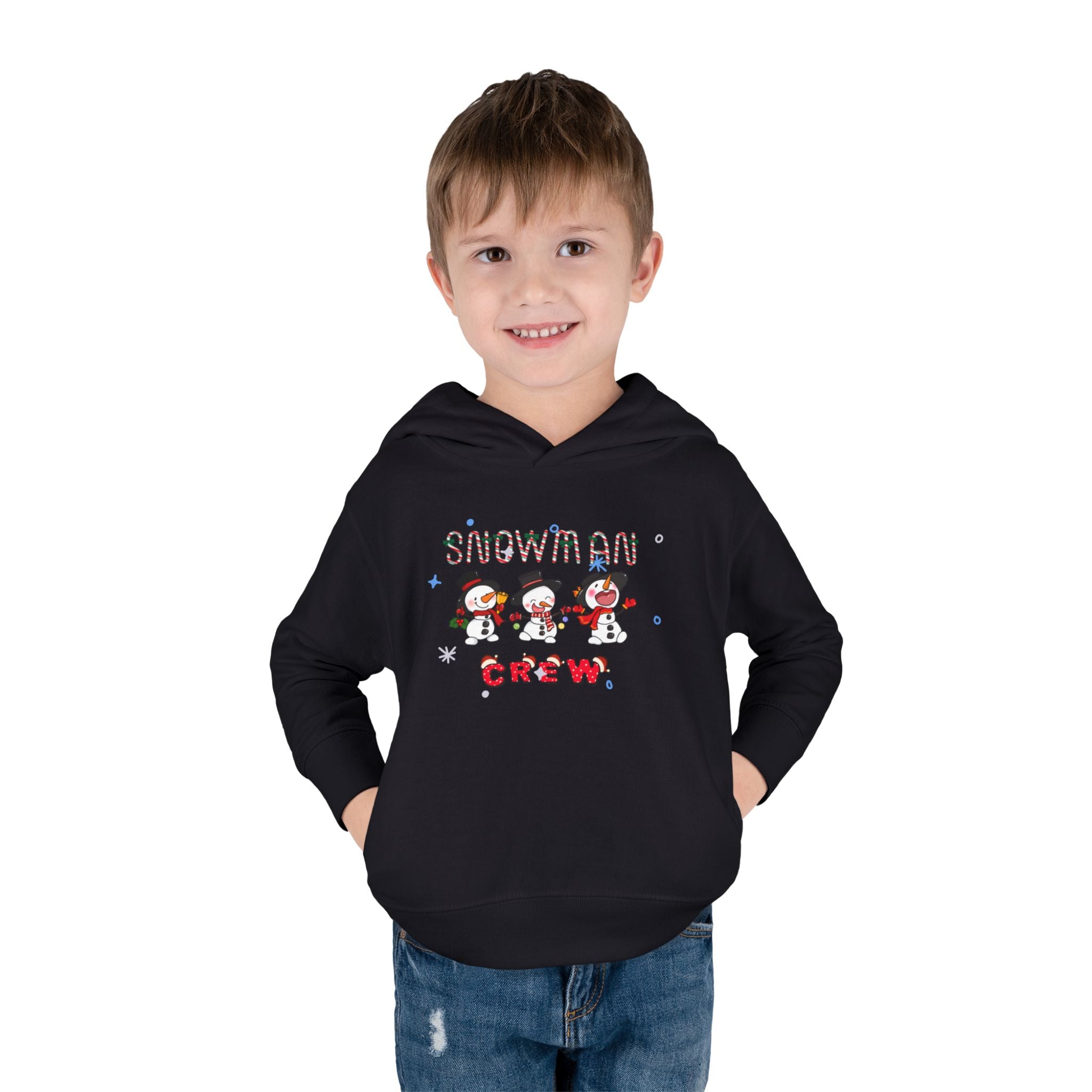 Snowman Crew Toddler Pullover Fleece Hoodie