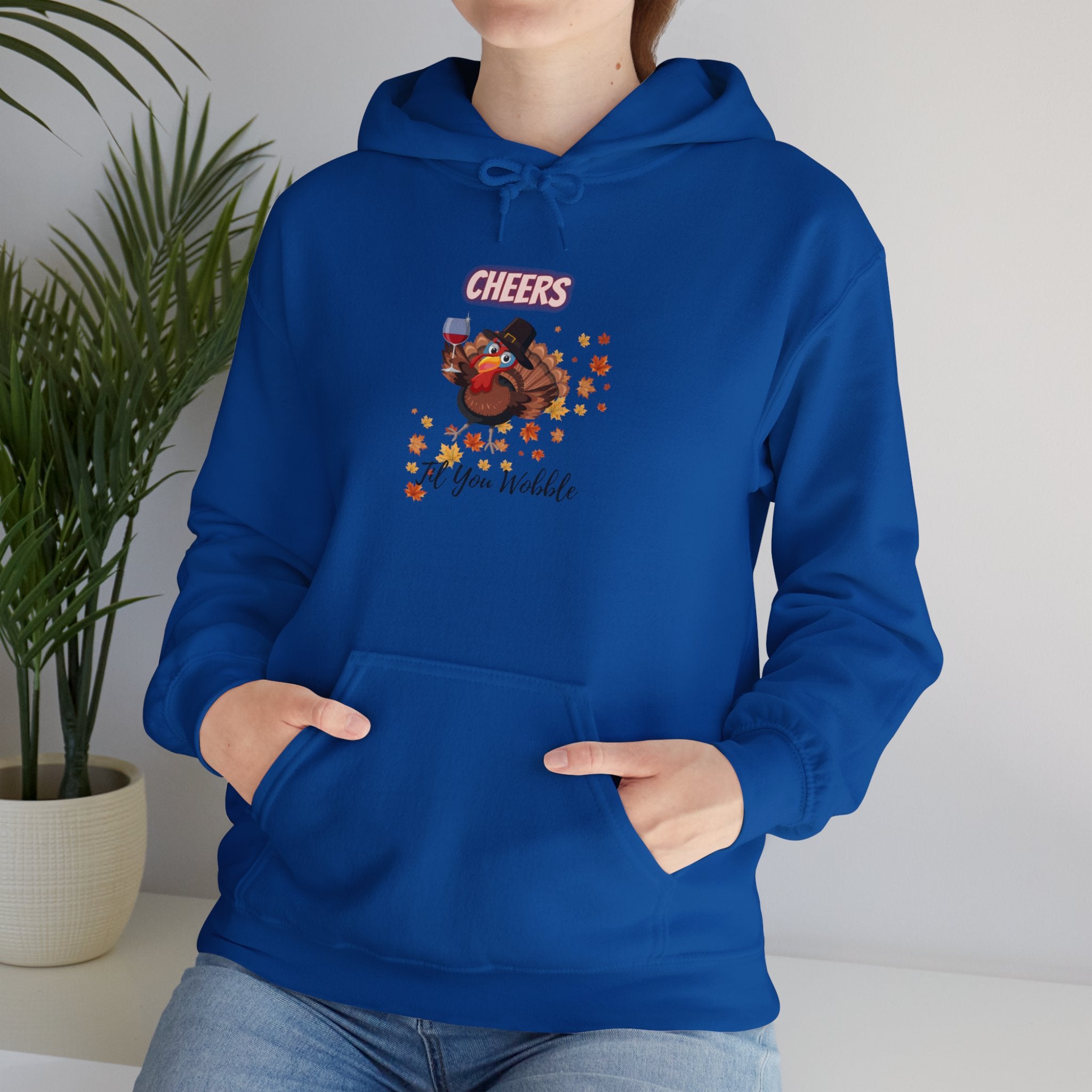 Cheers Til You Wobble Unisex Heavy Blend™ Hooded Sweatshirt