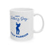 Happy Father's Say Golf Warrior Ceramic Mug, (11oz, 15oz)