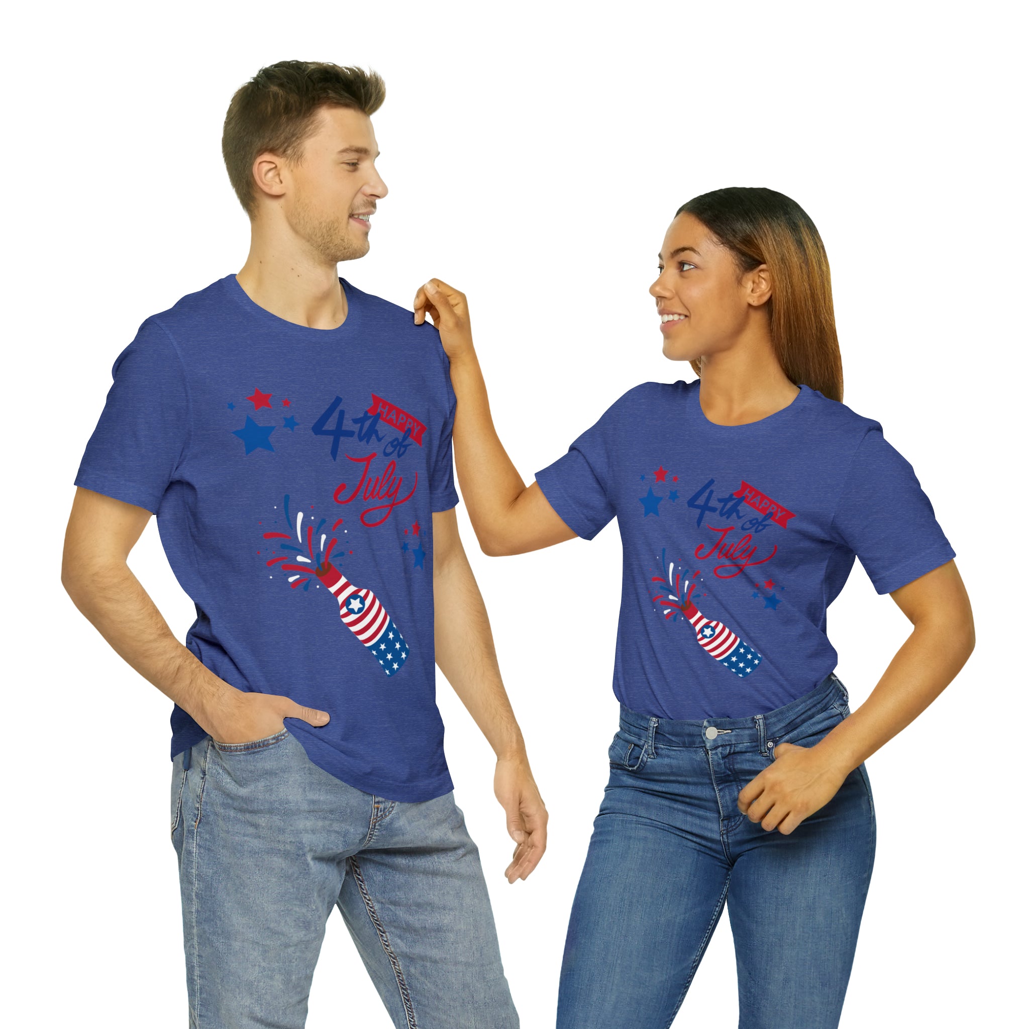 Happy 4th Of July Celebration Unisex Jersey Short Sleeve Tee