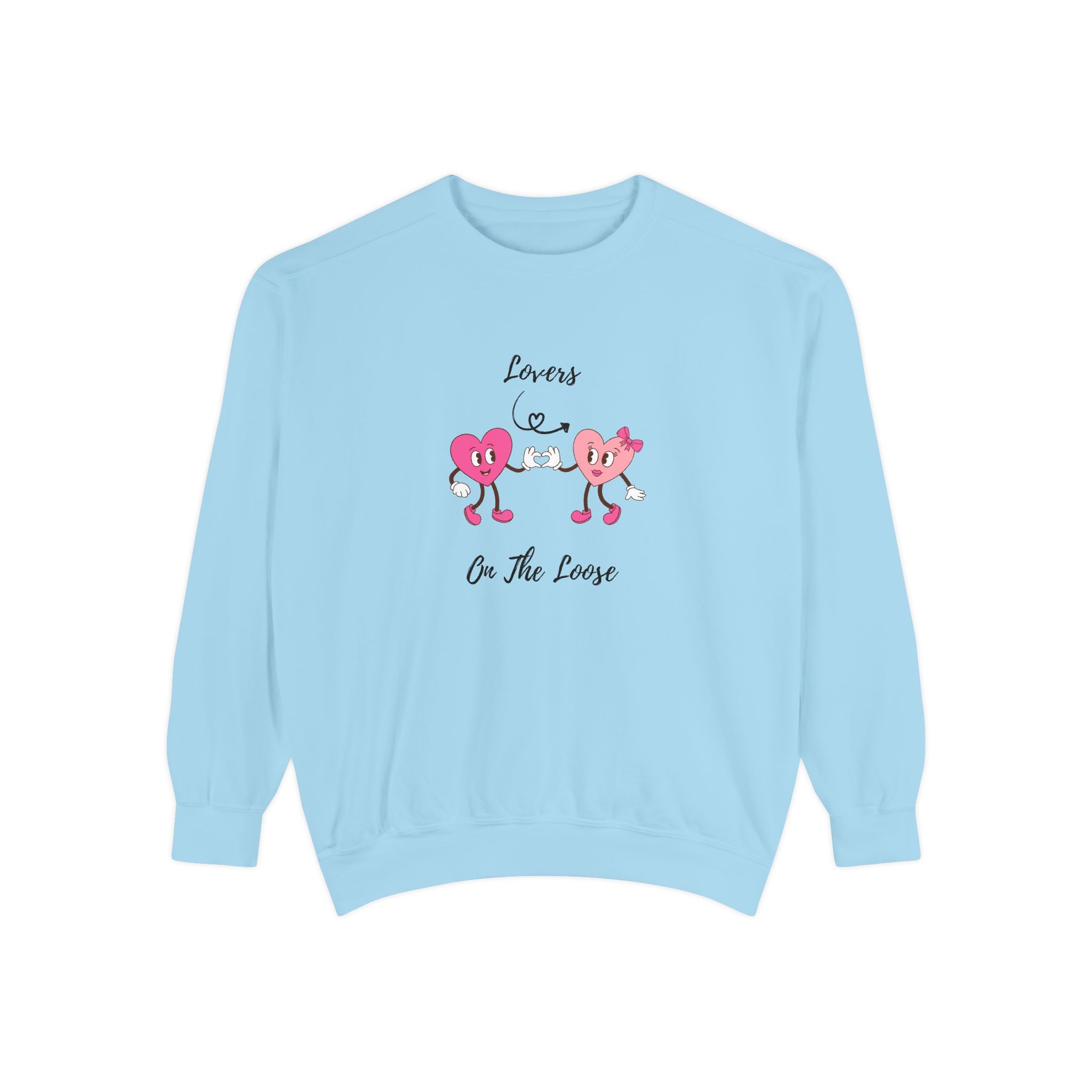 Lovers On The Loose Unisex Garment-Dyed Sweatshirt