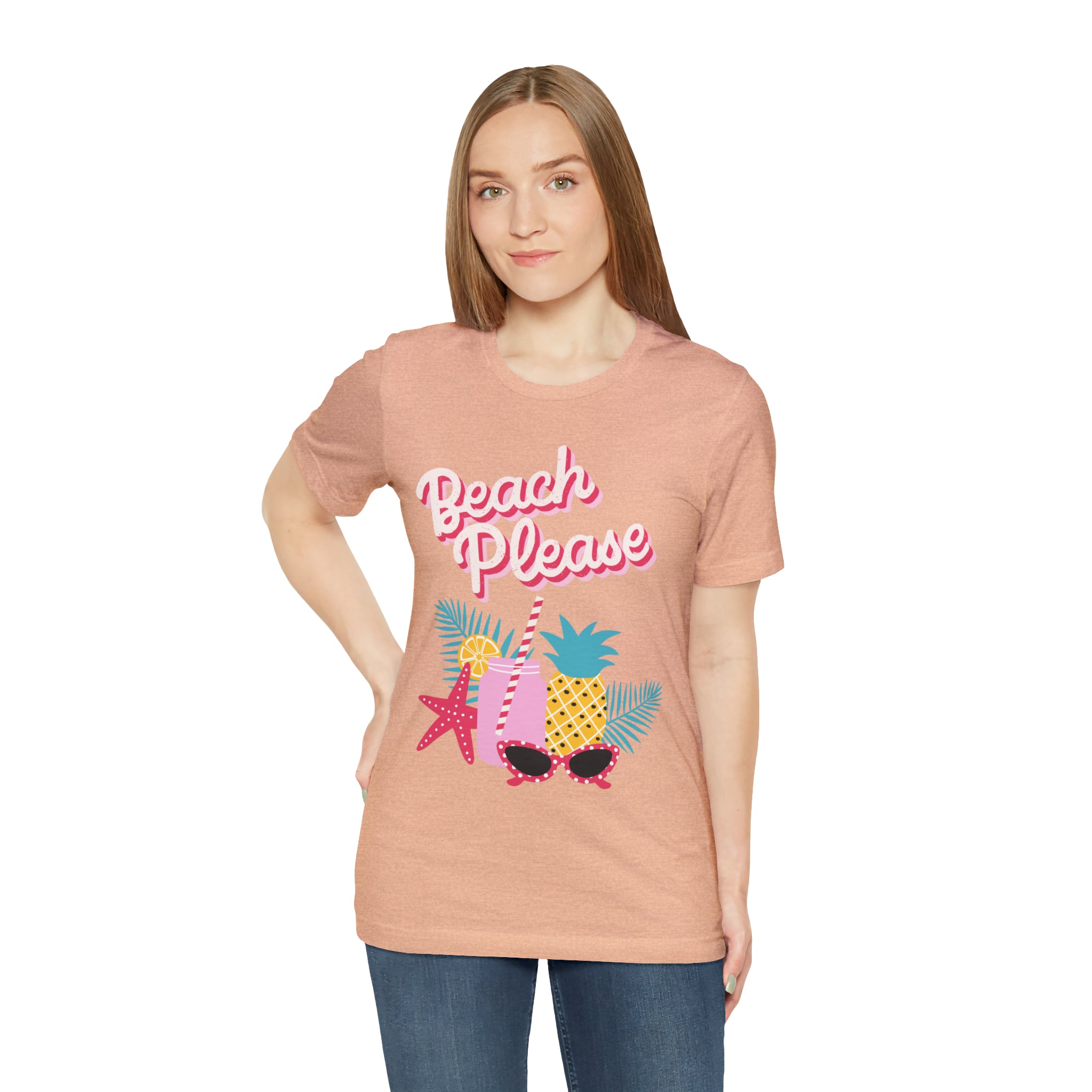 Beach Please Unisex Jersey Short Sleeve Tee