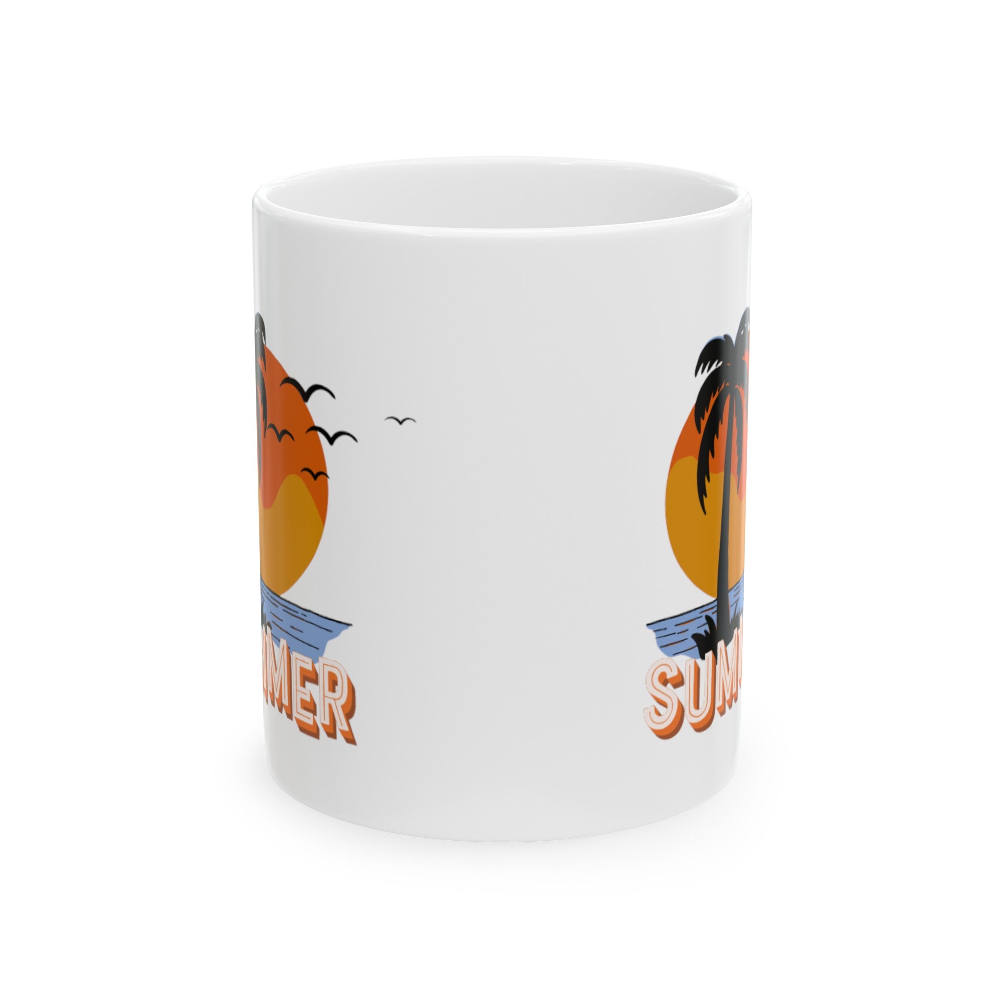 Summer Sunset Ceramic Mug, (11oz, 15oz)