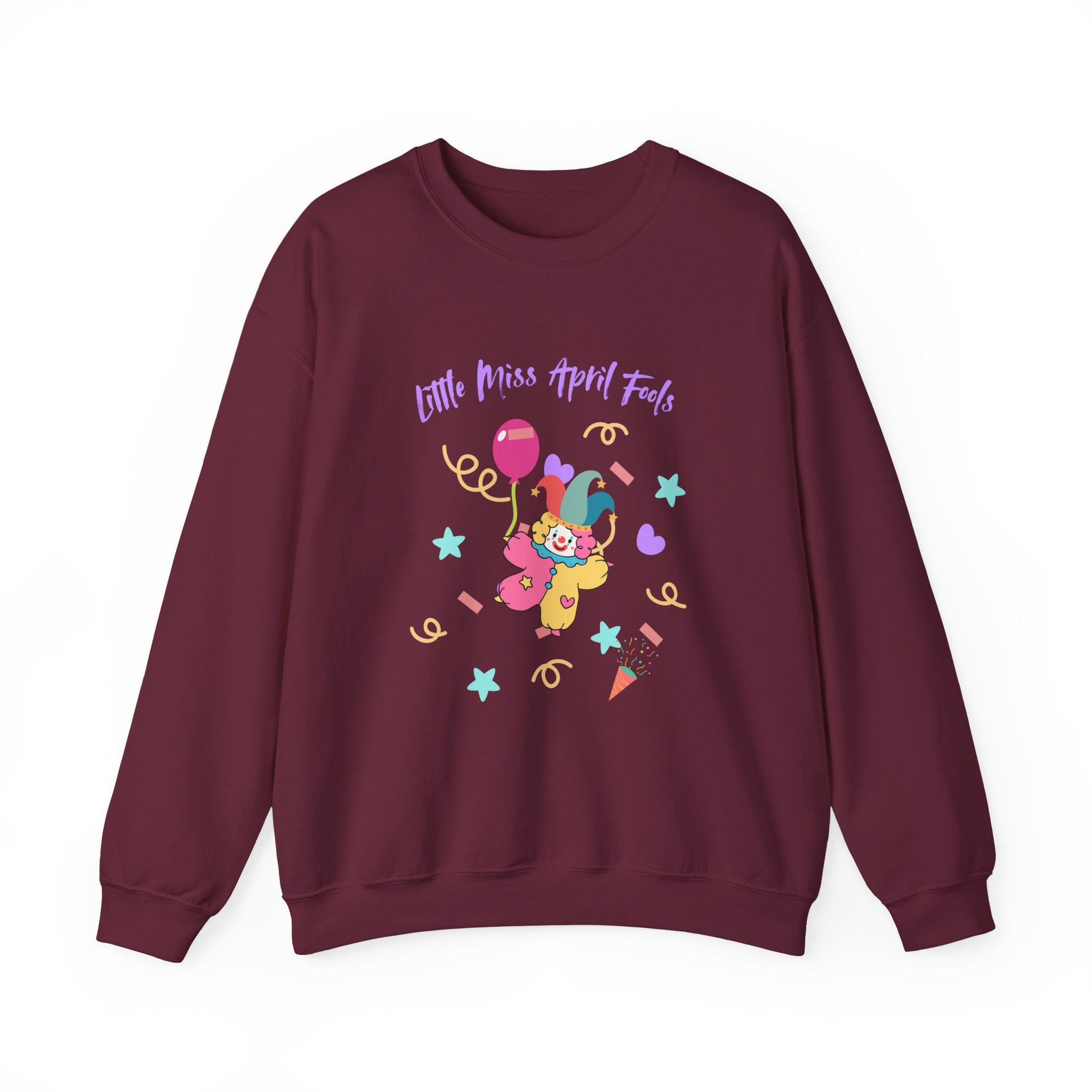 Little Miss April Fool's Day Unisex Heavy Blend™ Crewneck Sweatshirt