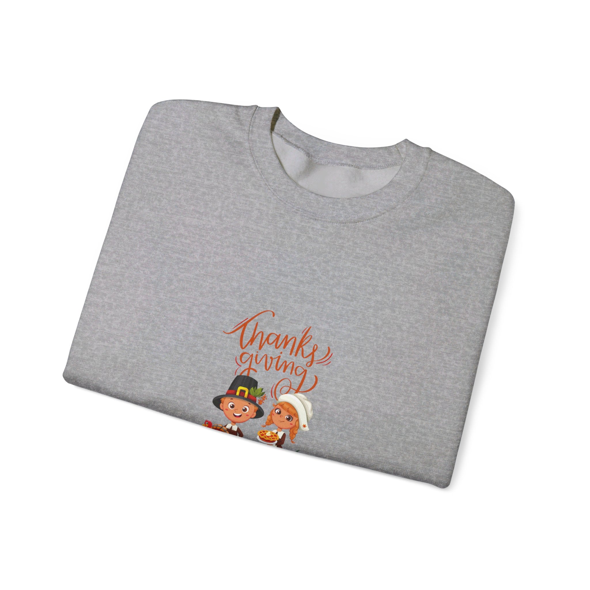 Happy Thanksgiving Unisex Heavy Blend™ Crewneck Sweatshirt
