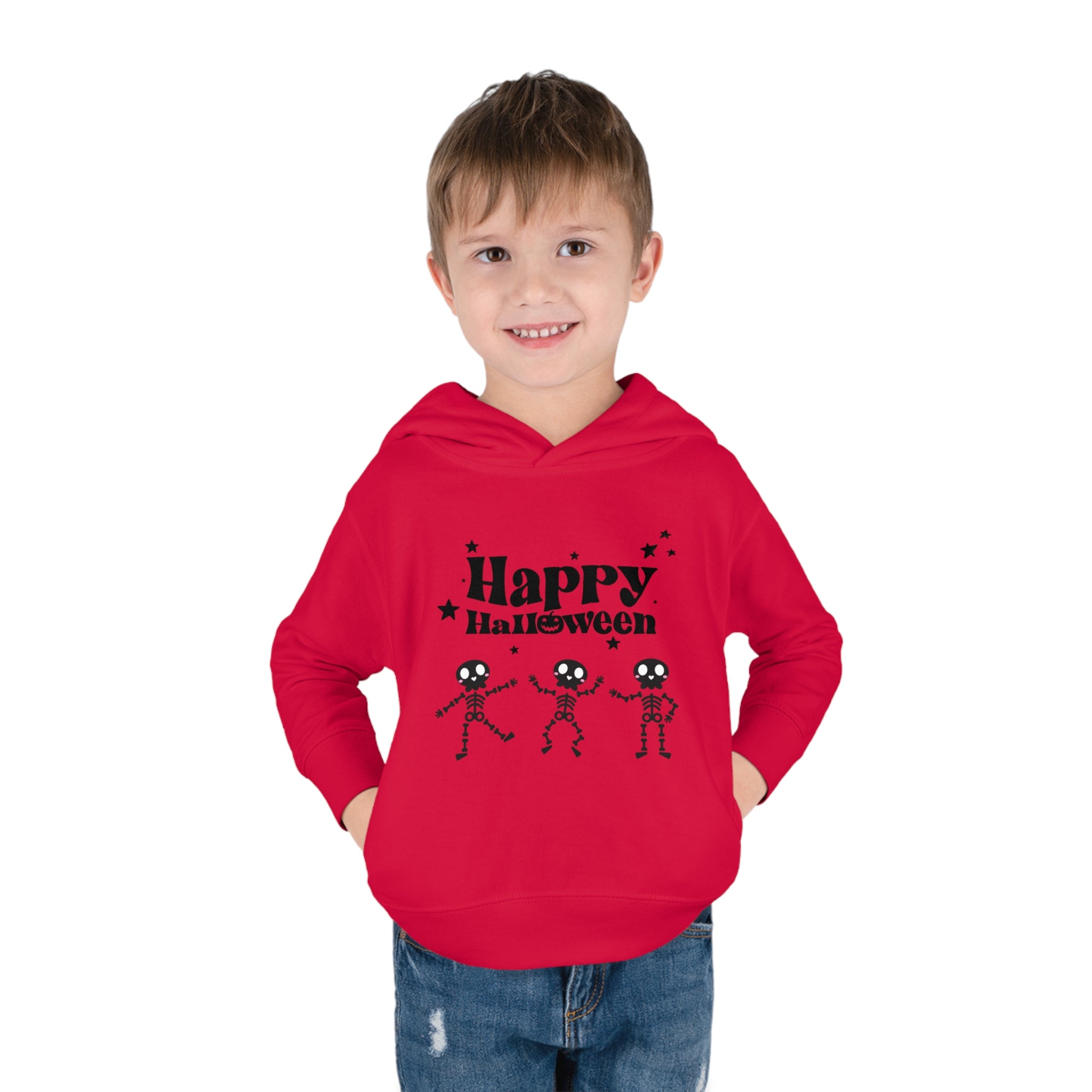 Happy Halloween Crew Toddler Pullover Fleece Hoodie