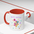 Little Miss April Fool's  Day Accent Coffee Mug - Fun & Whimsical 11oz/15oz