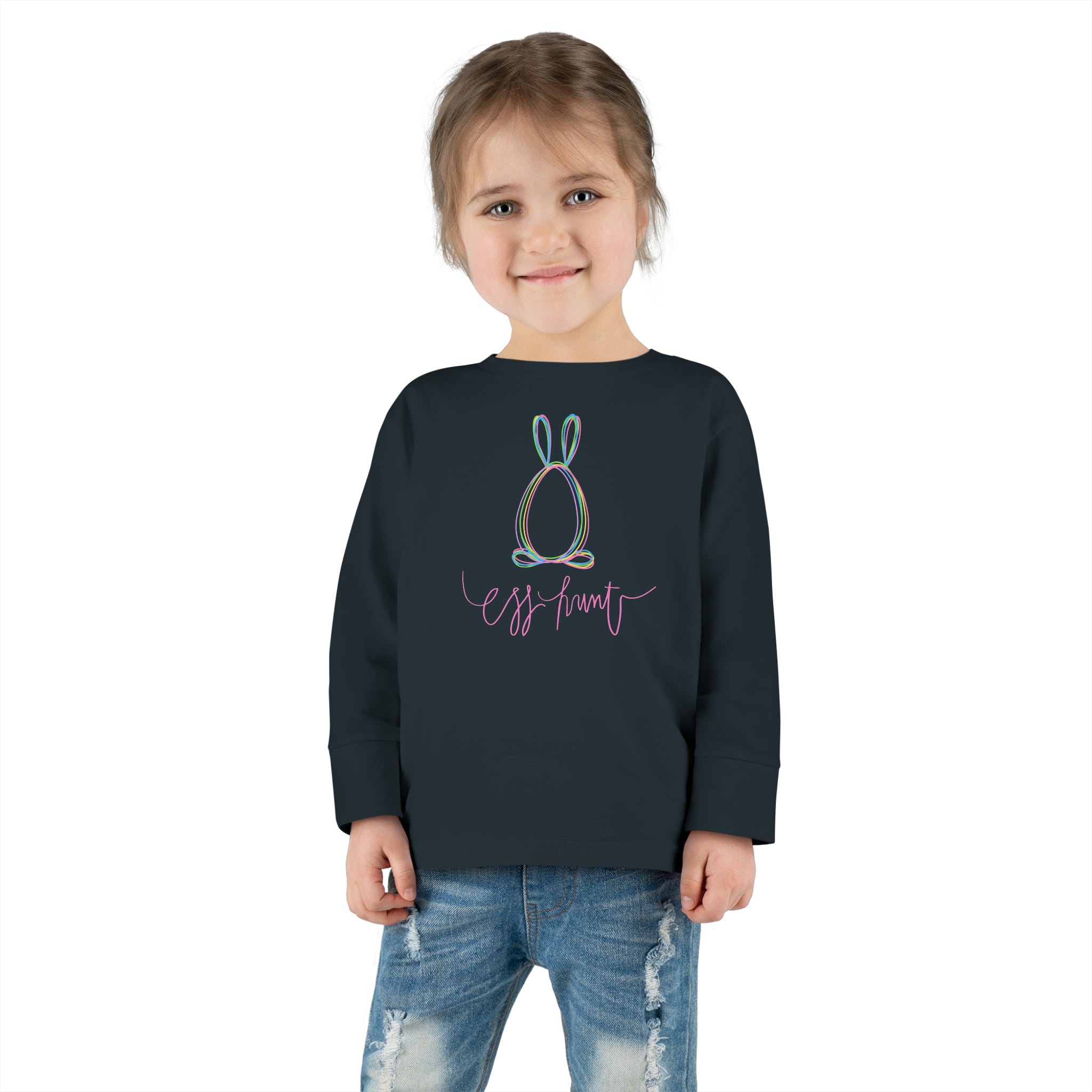 Egg Hunt Toddler Long Sleeve Tee