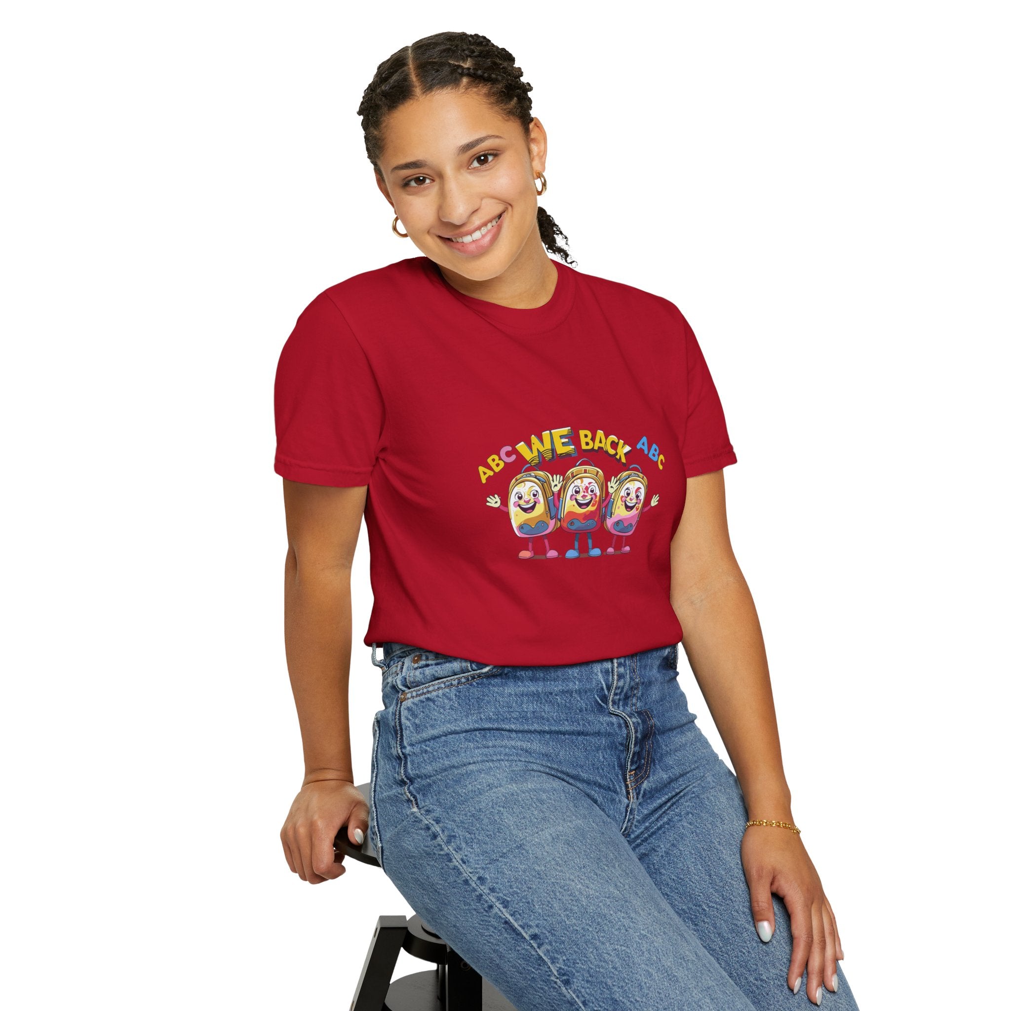 We Back Unisex Garment-Dyed T-shirt
