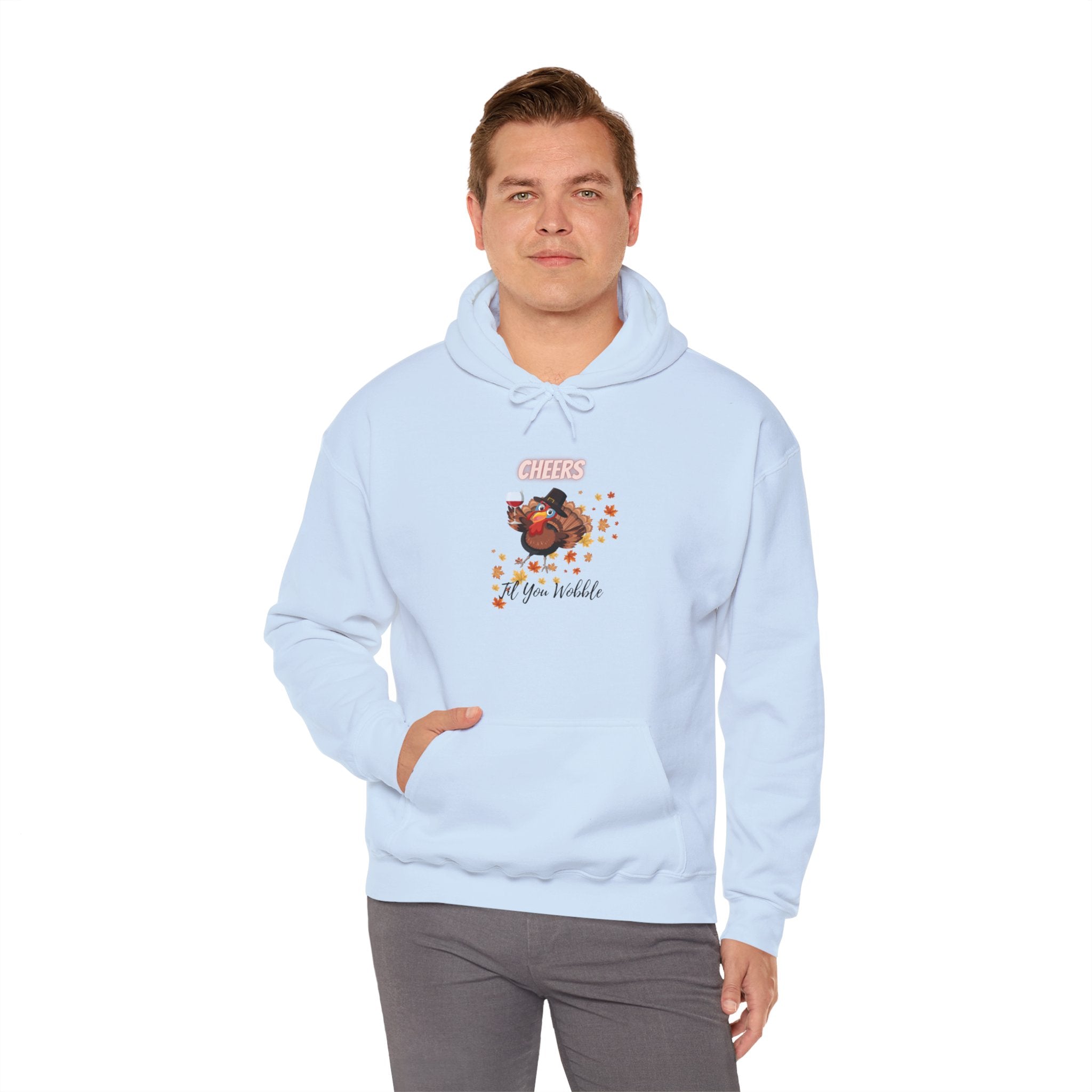 Cheers Til You Wobble Unisex Heavy Blend™ Hooded Sweatshirt