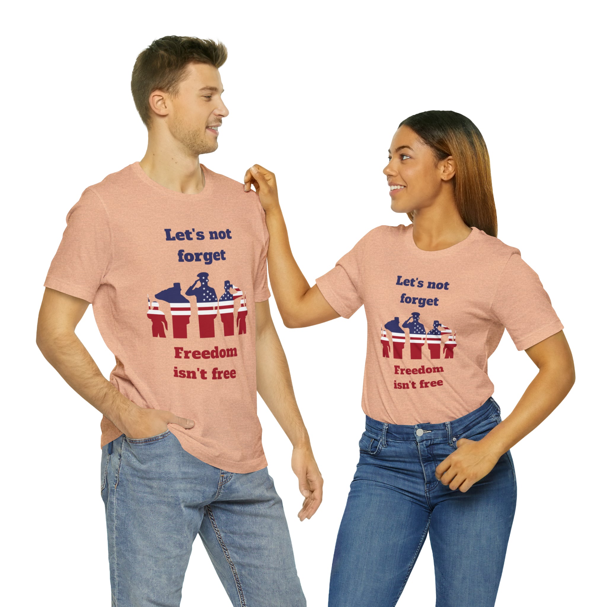 Memorial Day Freedom Is Not Free Unisex Jersey Short Sleeve Tee