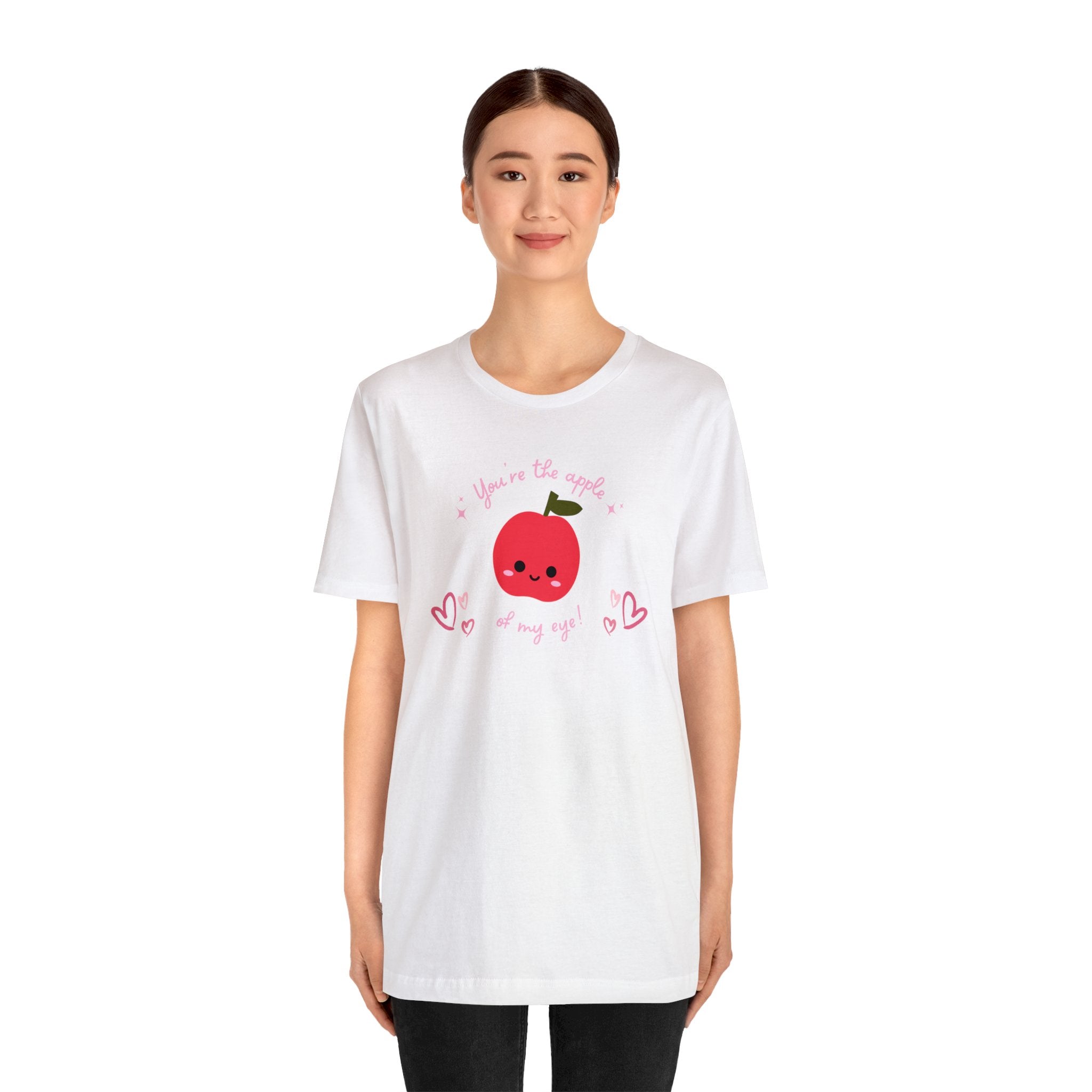 You Are The Apple Of My Eyes Unisex Jersey Short Sleeve Tee