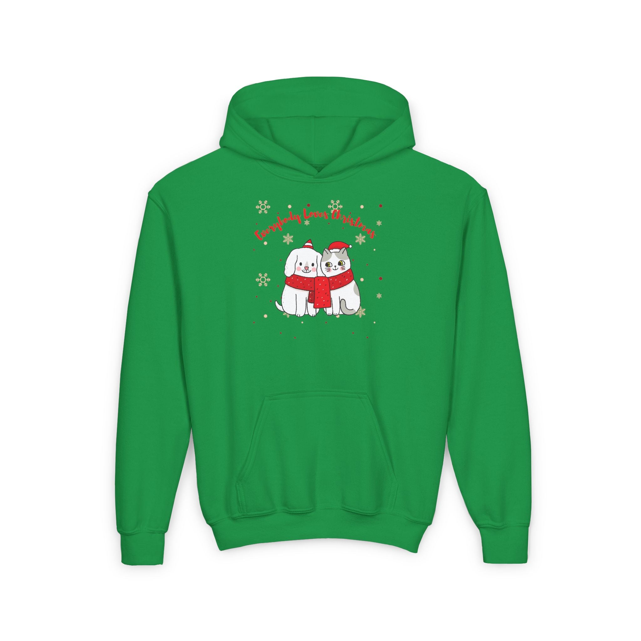 Everybody Loves Christmas Youth Heavy Blend Hooded Sweatshirt