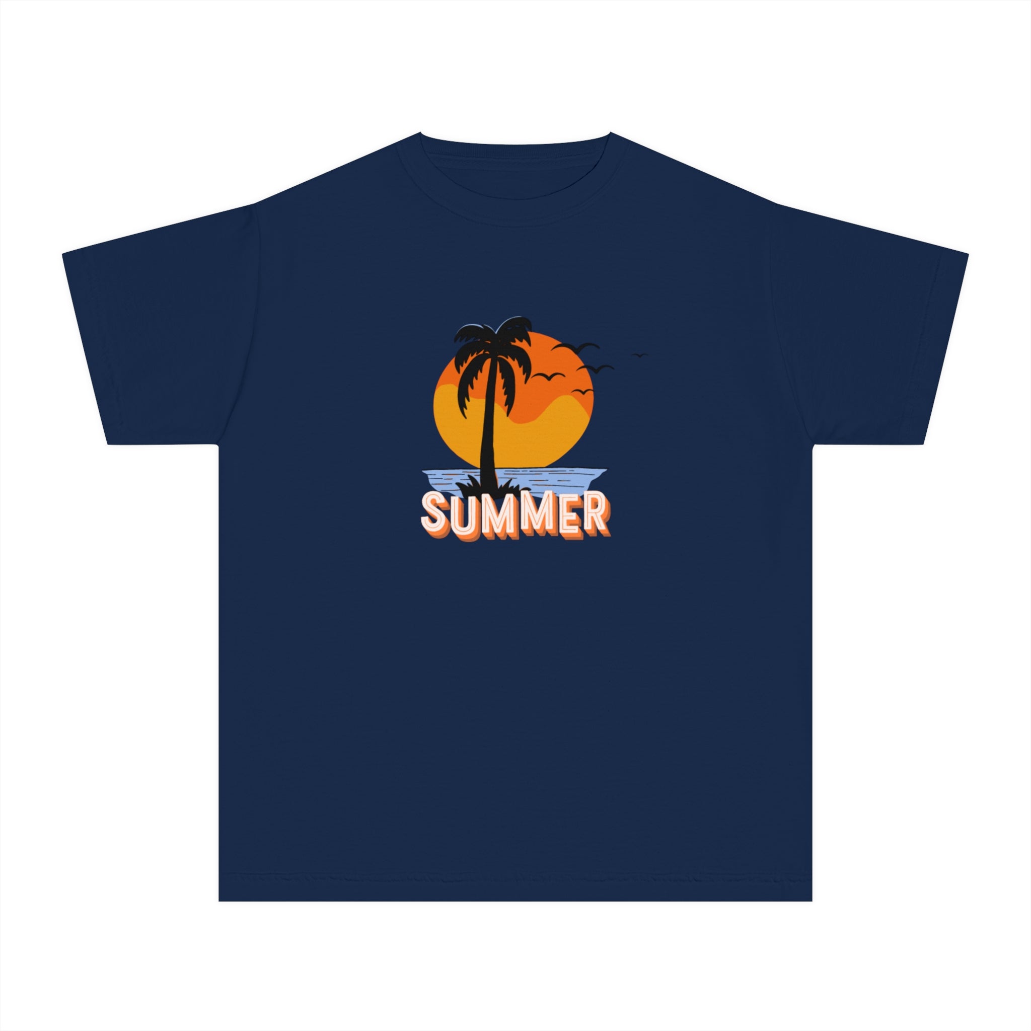 Summer Sunset Youth Midweight Tee