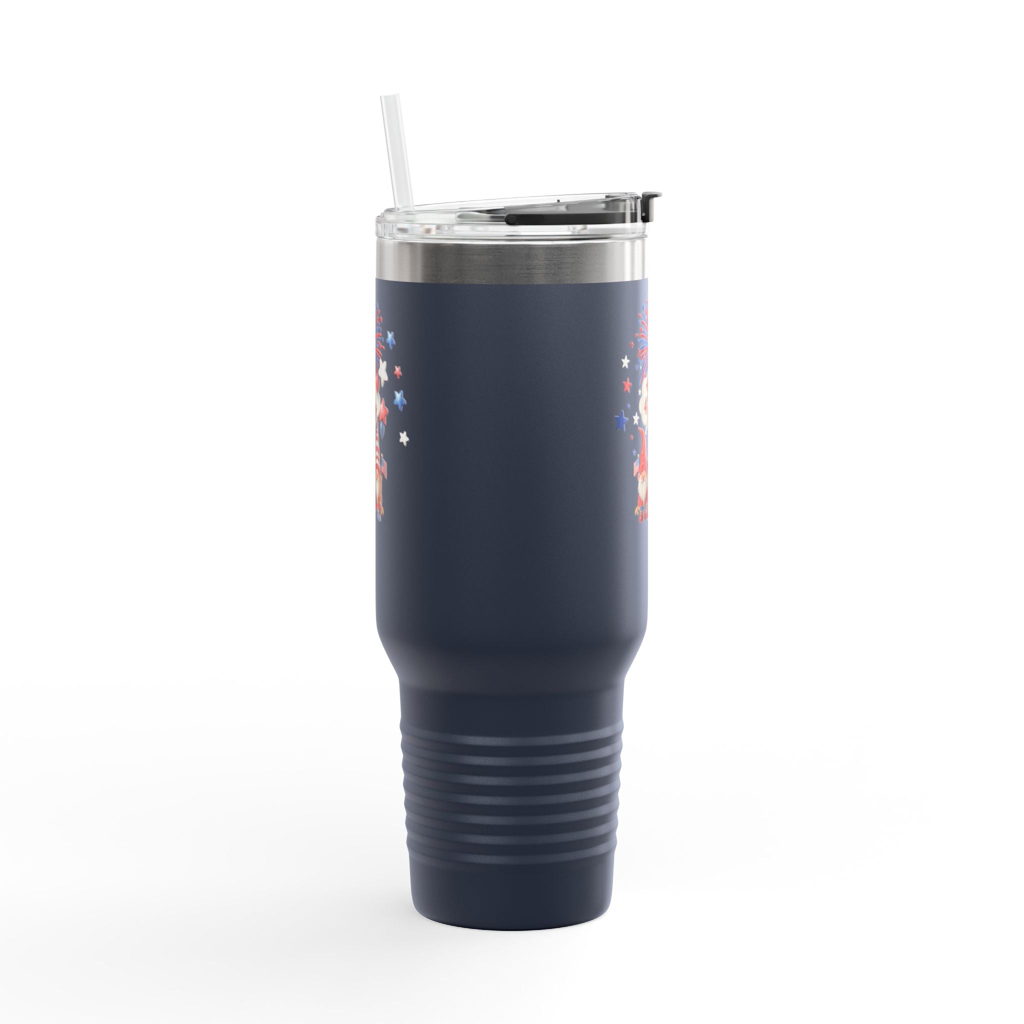 Gnome 4th of July Insulated Travel Mug - 40oz,