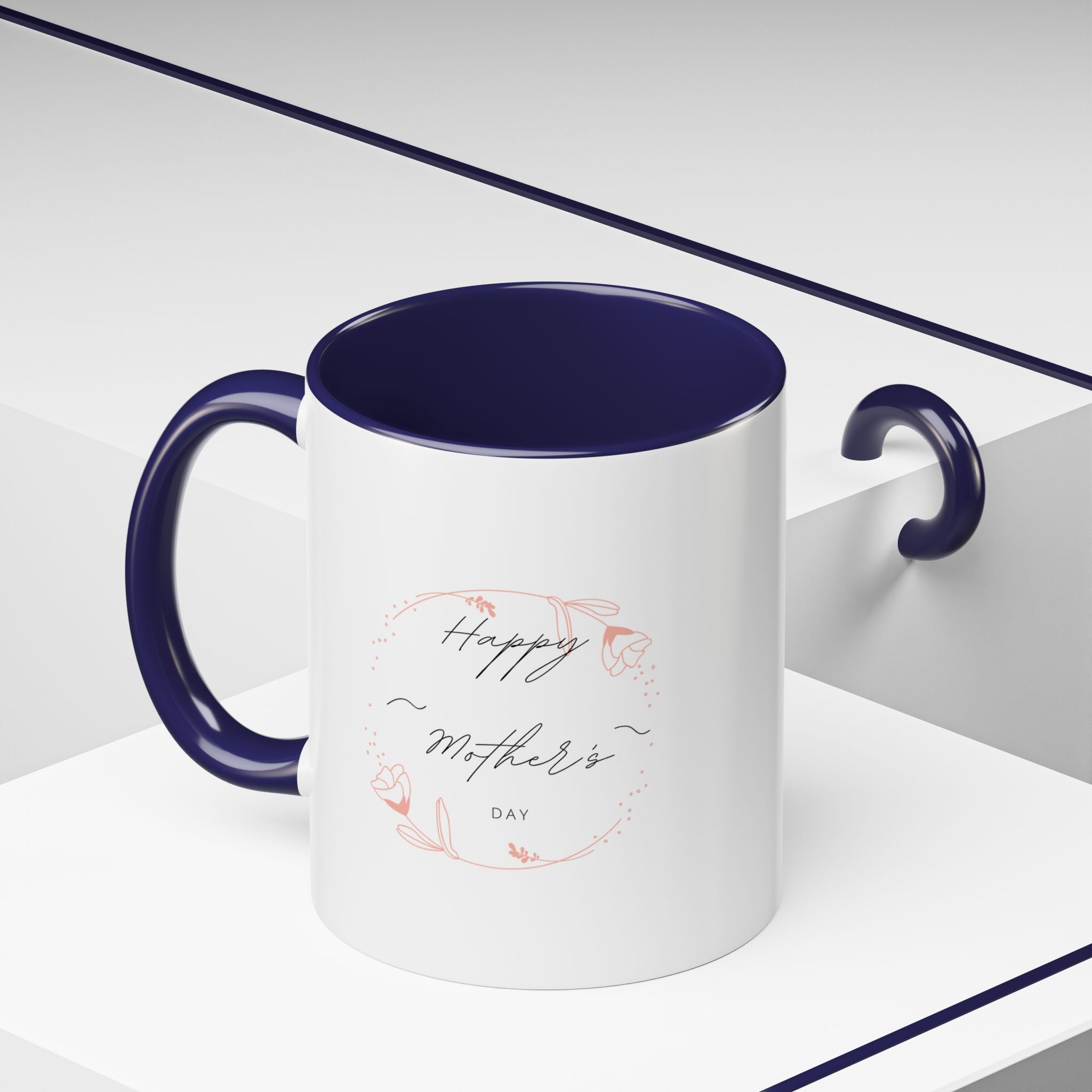 Happy Mom's Day Accent Coffee Mug  11oz & 15oz
