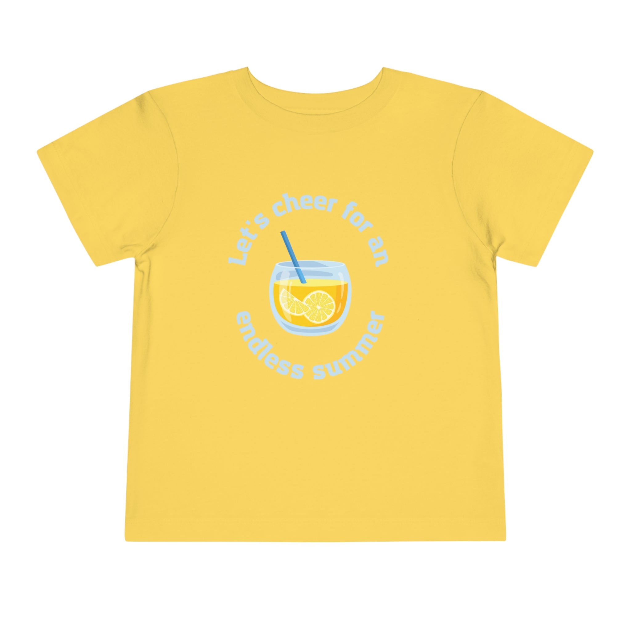 Let's Cheer For An Endless Summer Toddler Short Sleeve Tee