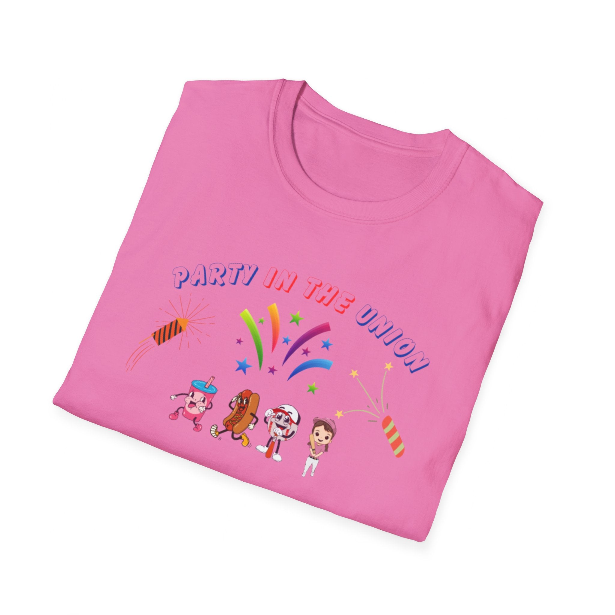 Party In The Union Unisex Softstyle T-Shirt