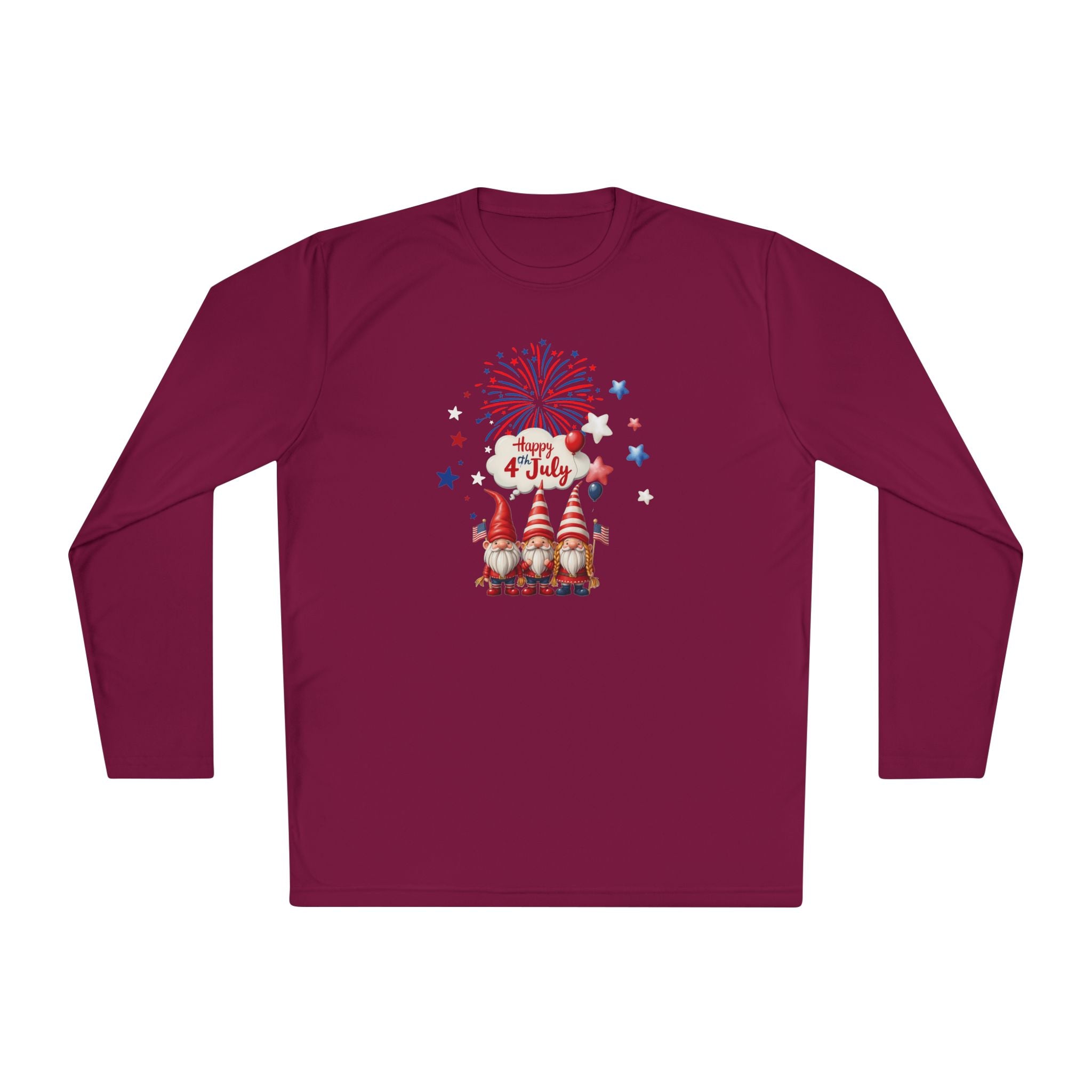 Gnome July 4th  Long Sleeve Tee